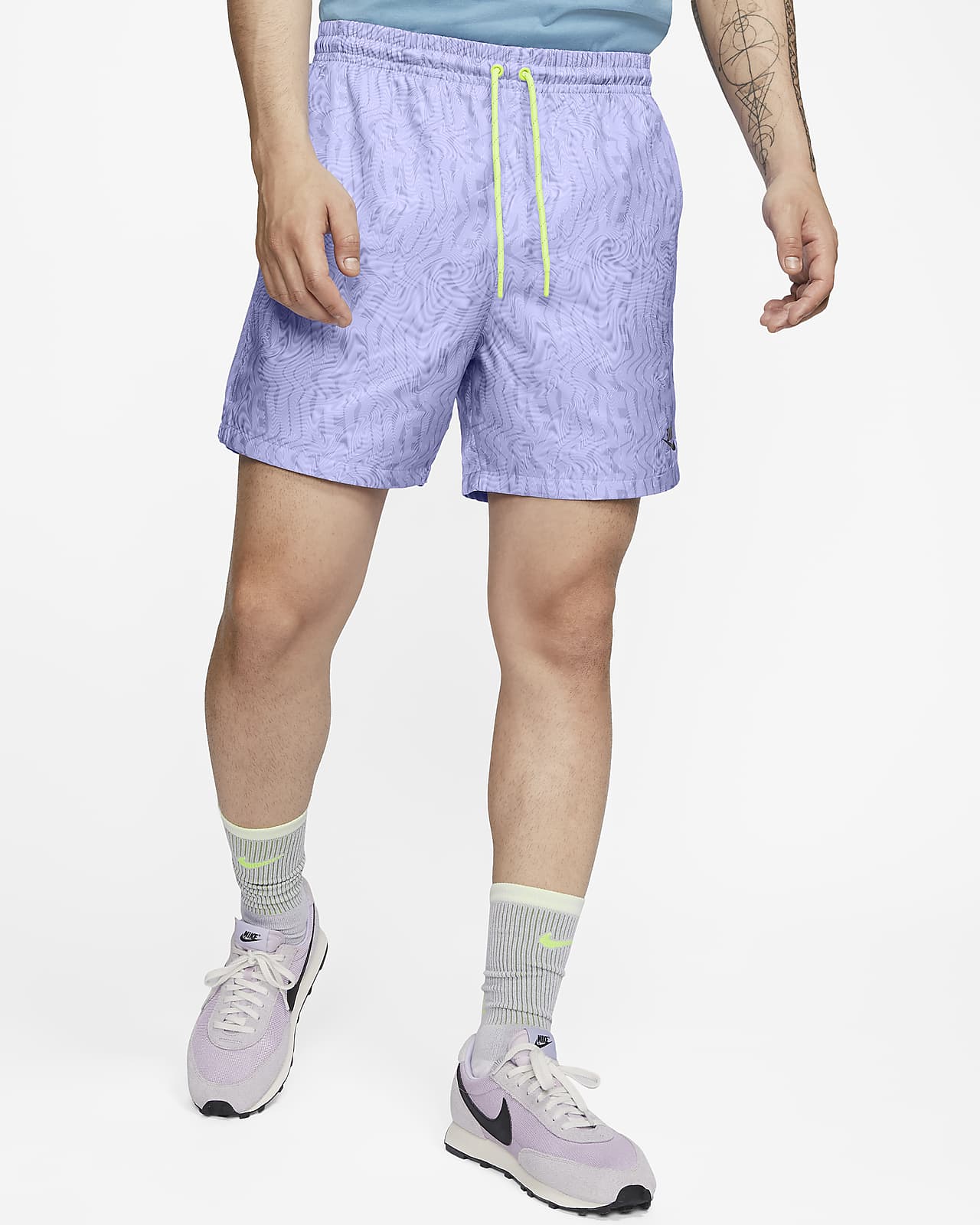 mens nike purple shorts