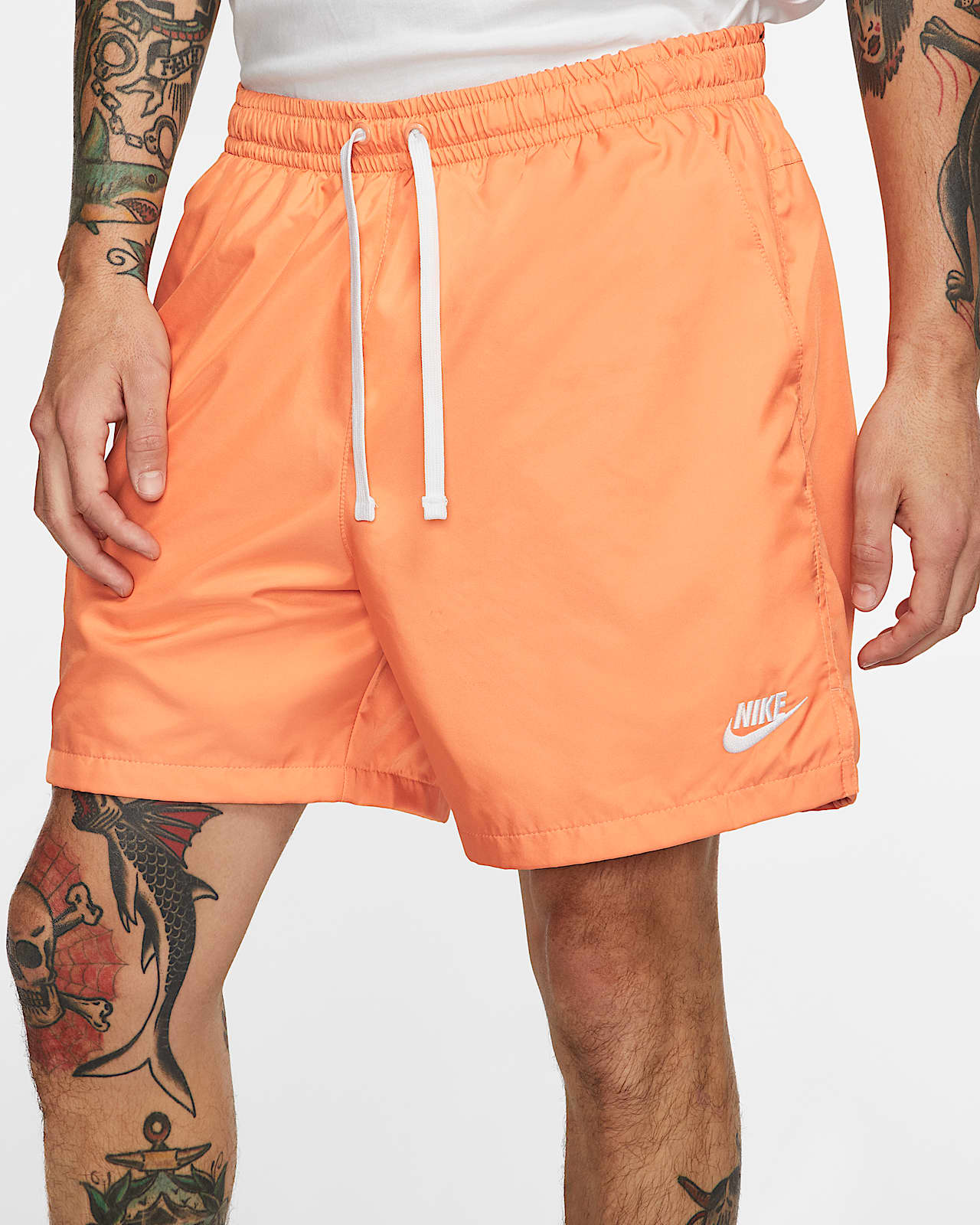 nike men's throwback woven shorts