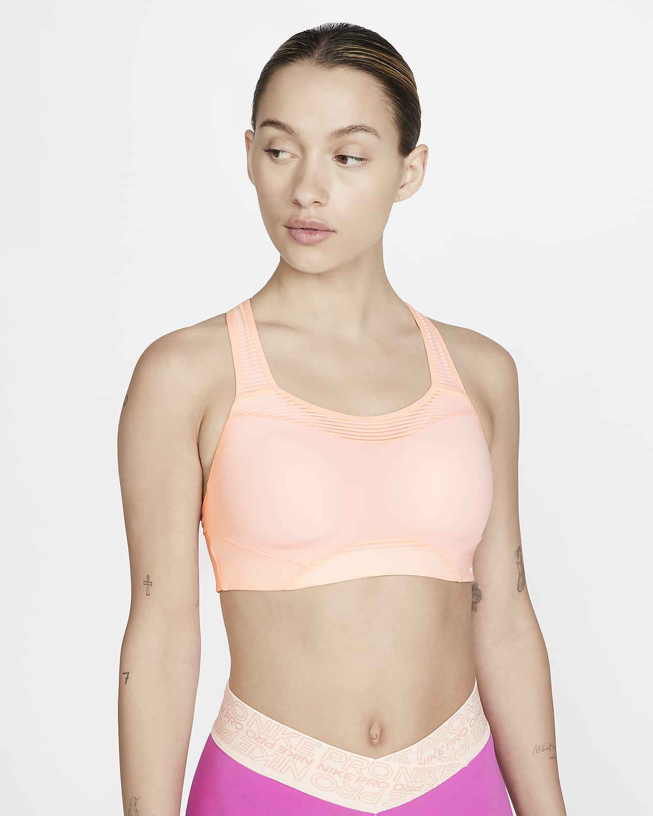 nike sports bra alpha