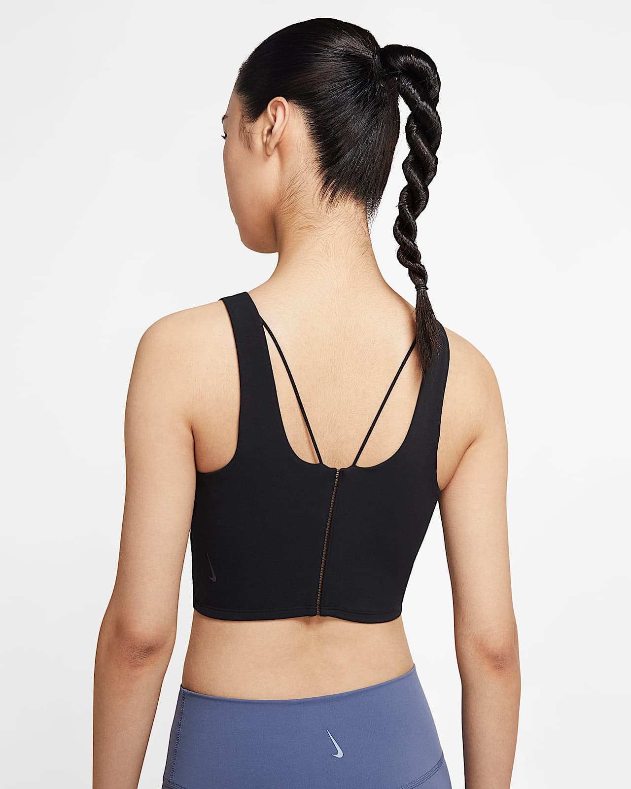 nike yoga luxe women's infinalon cropped tank