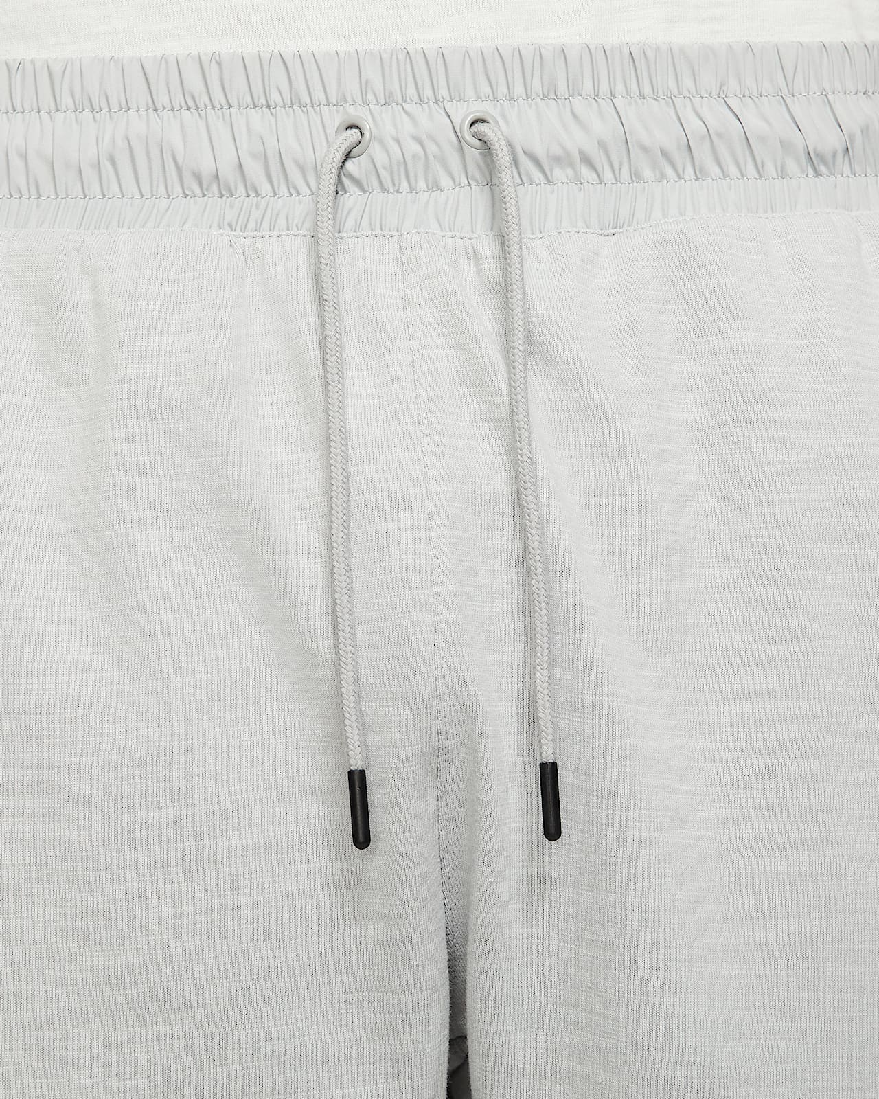 grey nike sweatpant shorts