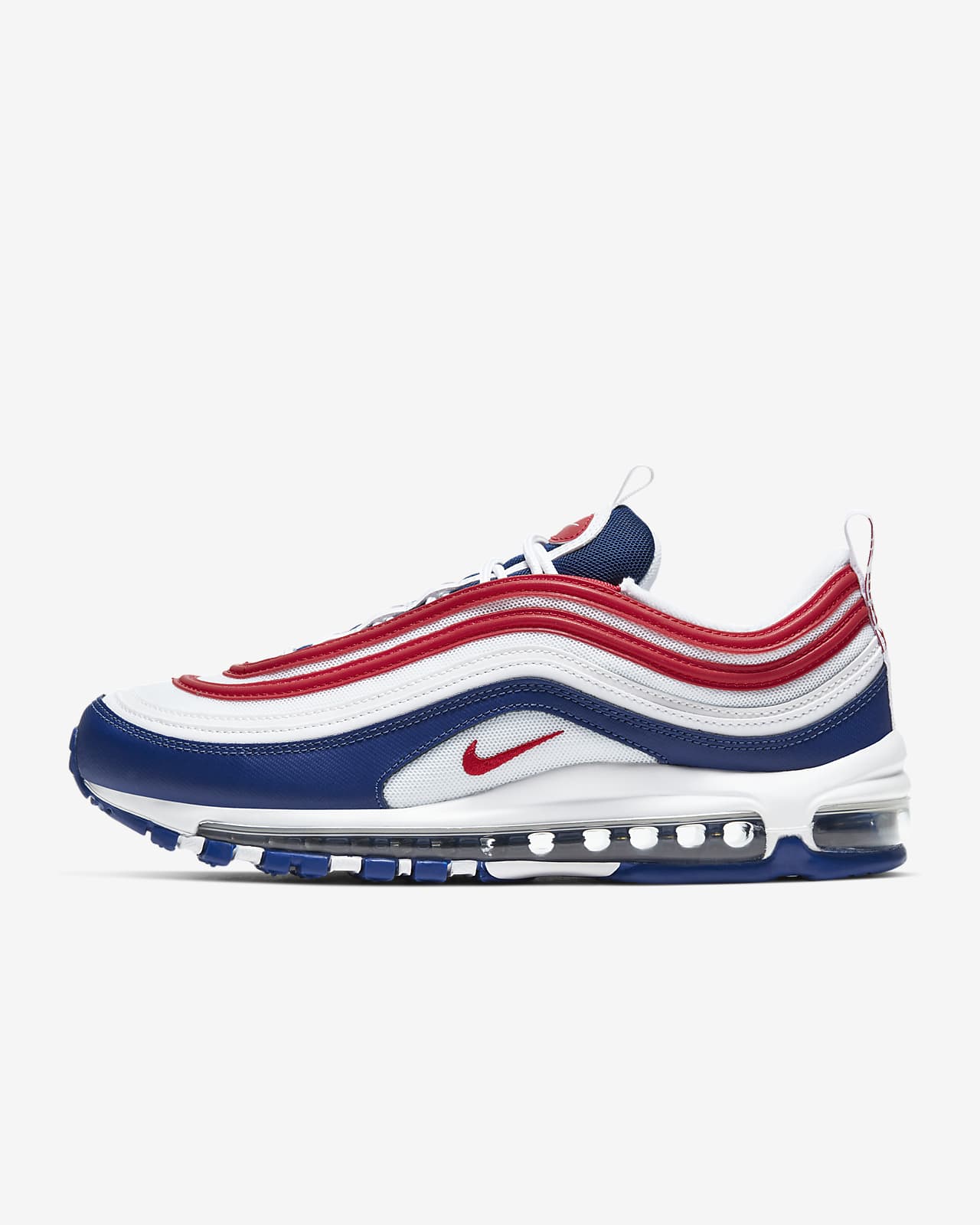red and blue nike air max 97