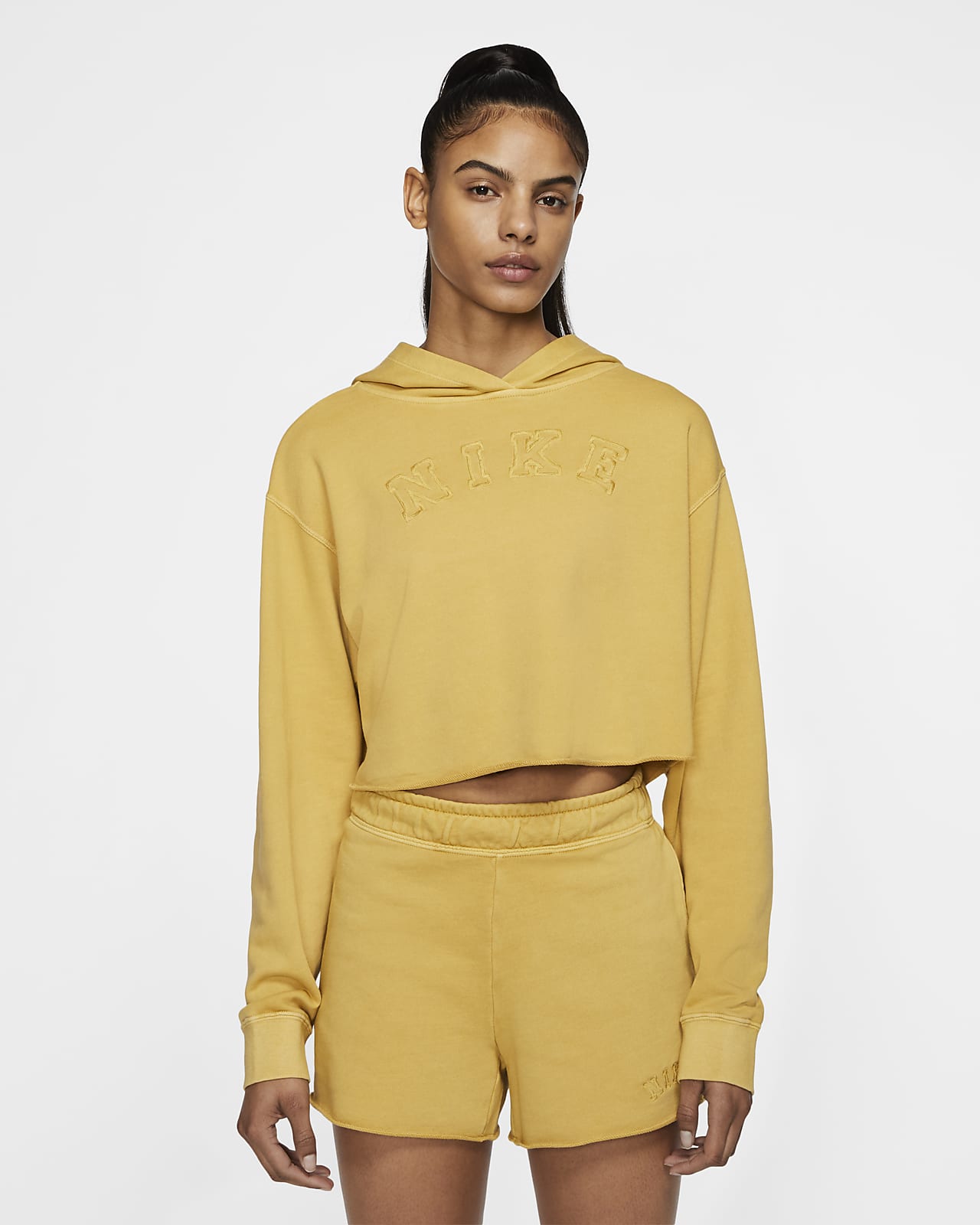 womens yellow nike hoodie