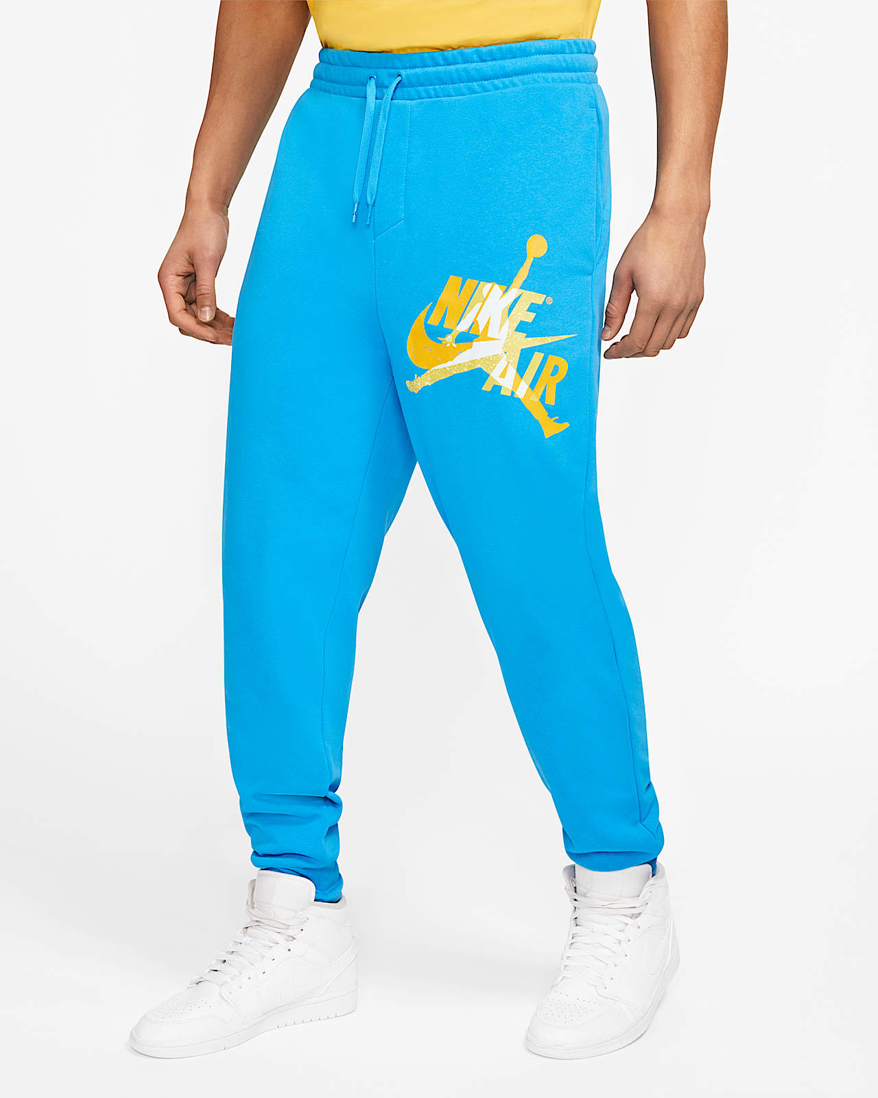 pantaloni nike uomo giallo