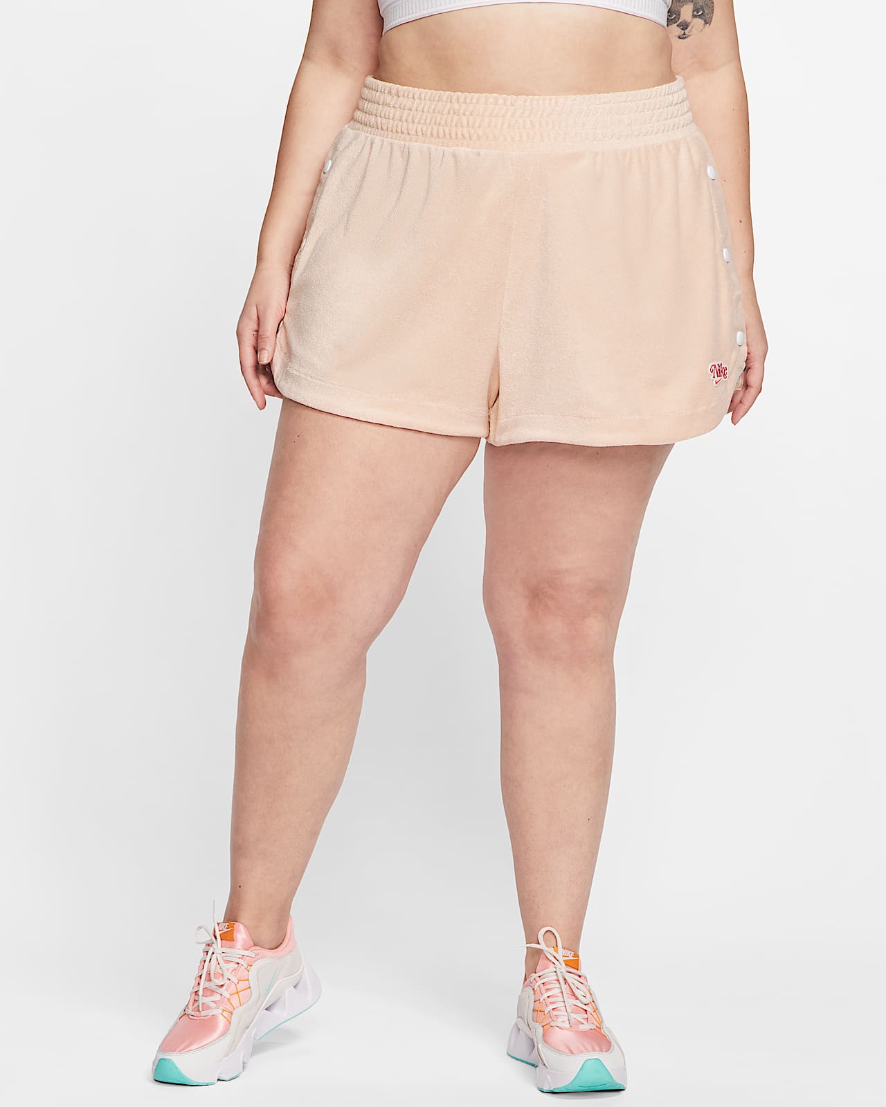 plus size nike shorts