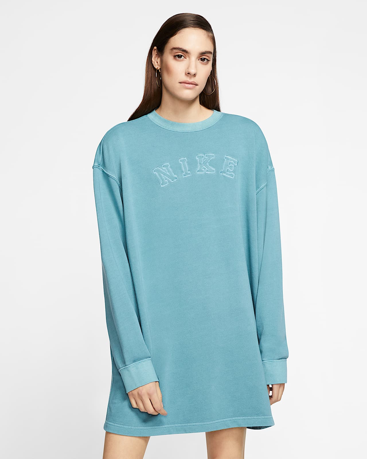 Klänning i frotté Nike Sportswear för kvinnor. Nike SE Klänning i frotté Nike Sportswear för kvinnor (Plus Size