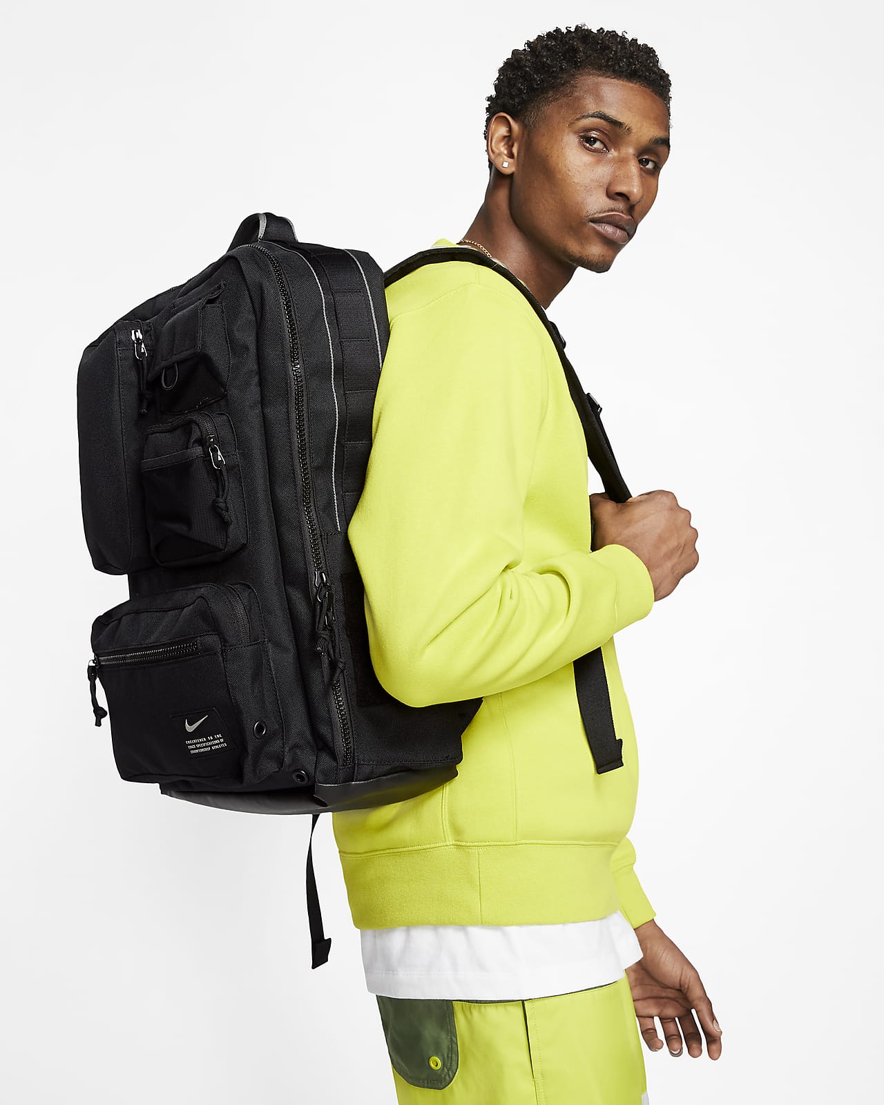 yellow nike elite backpack