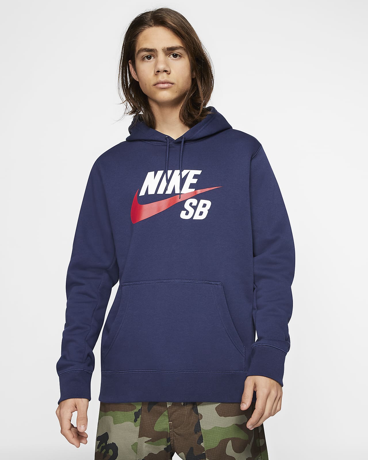 Nike SB Icon Pullover Skate Hoodie. Nike HU
