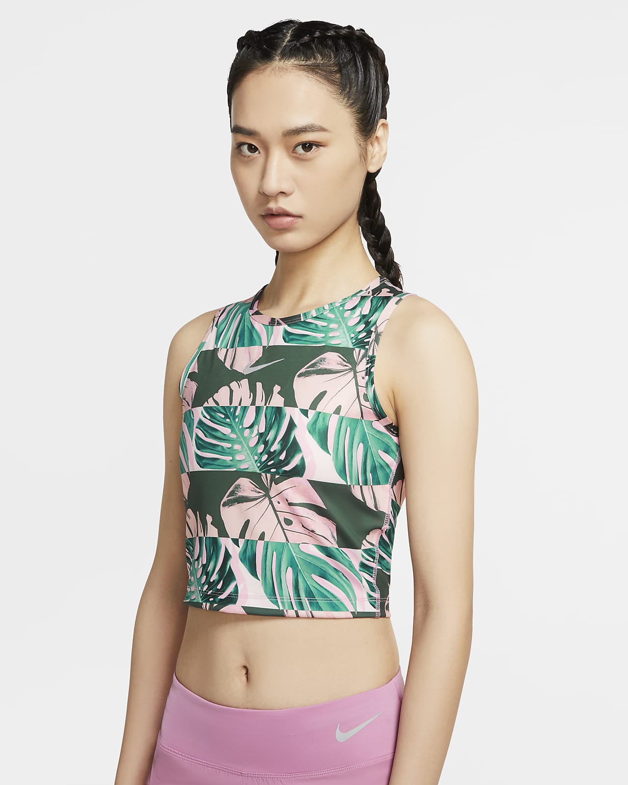 nike racing crop top