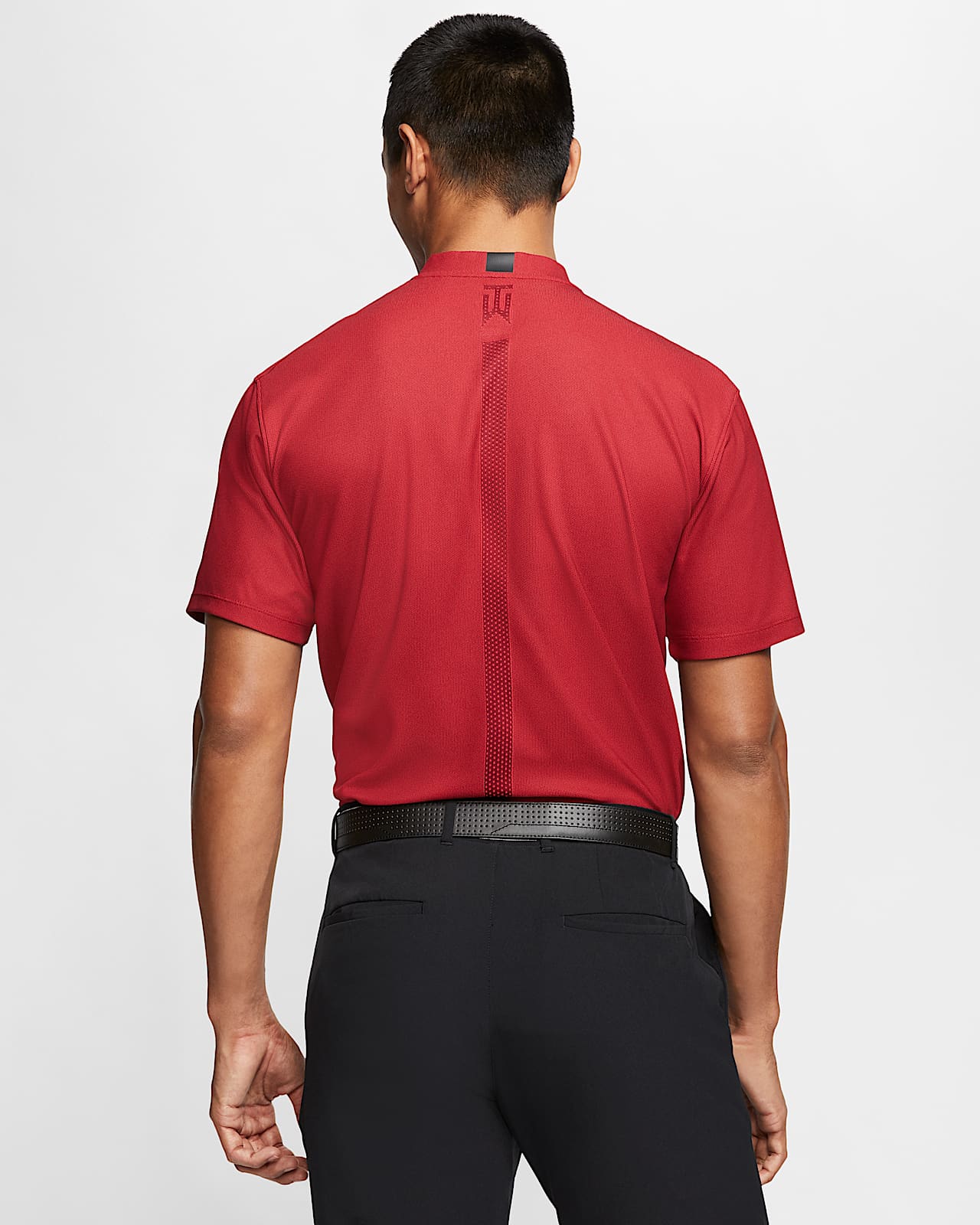 nike men's tiger woods mock neck golf polo