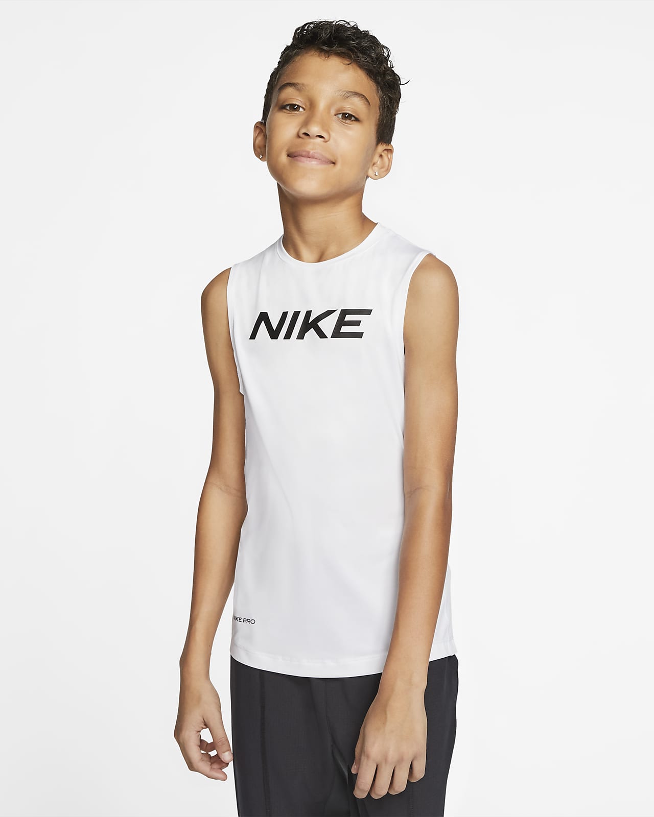 Nike Pro Big Kids' (Boys') Top. Nike.com
