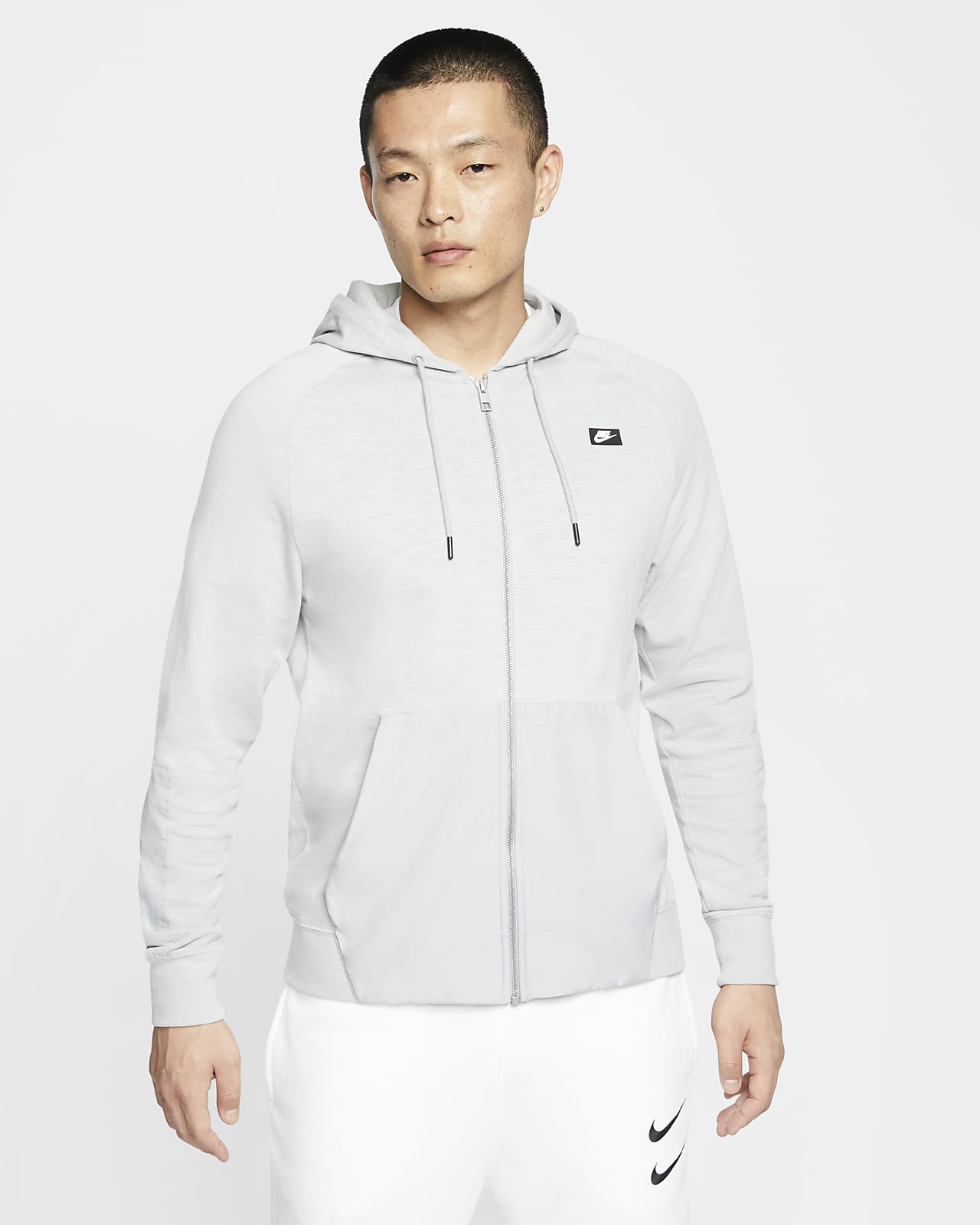 nike dry overlay full zip hoodie