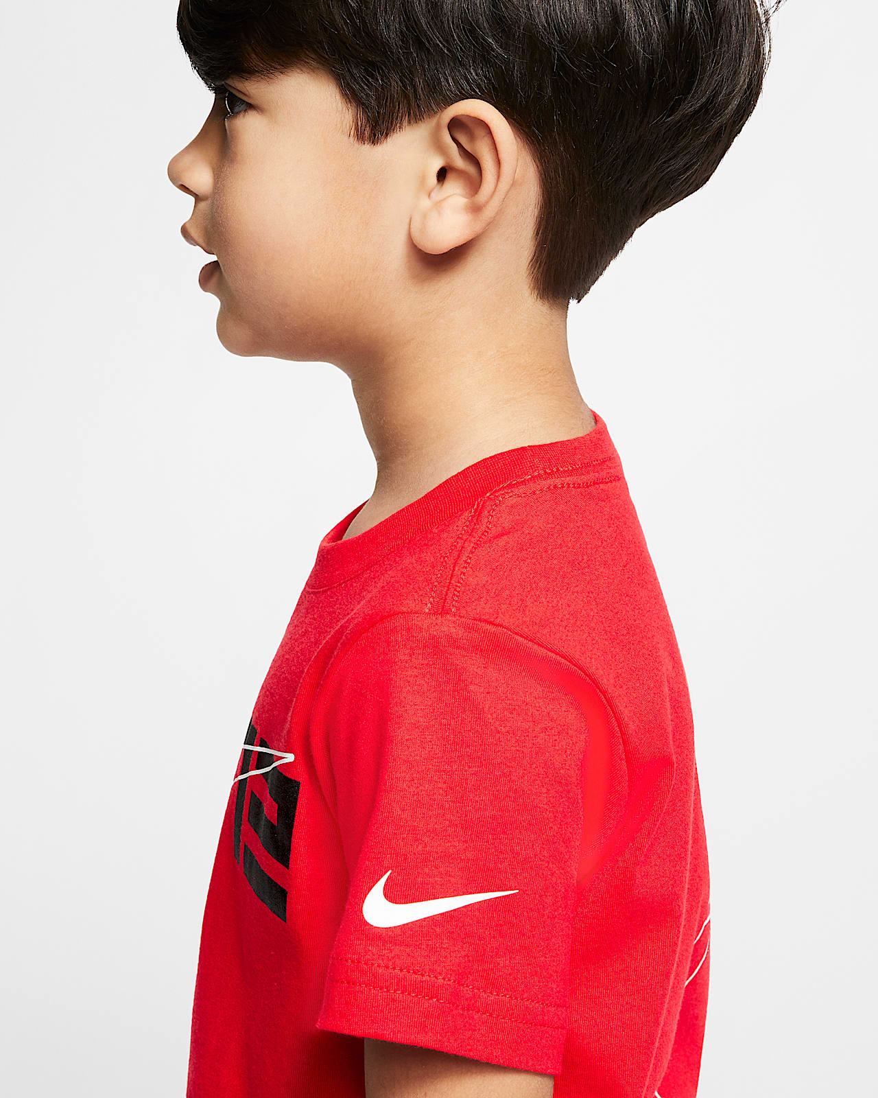 red nike shirt kids