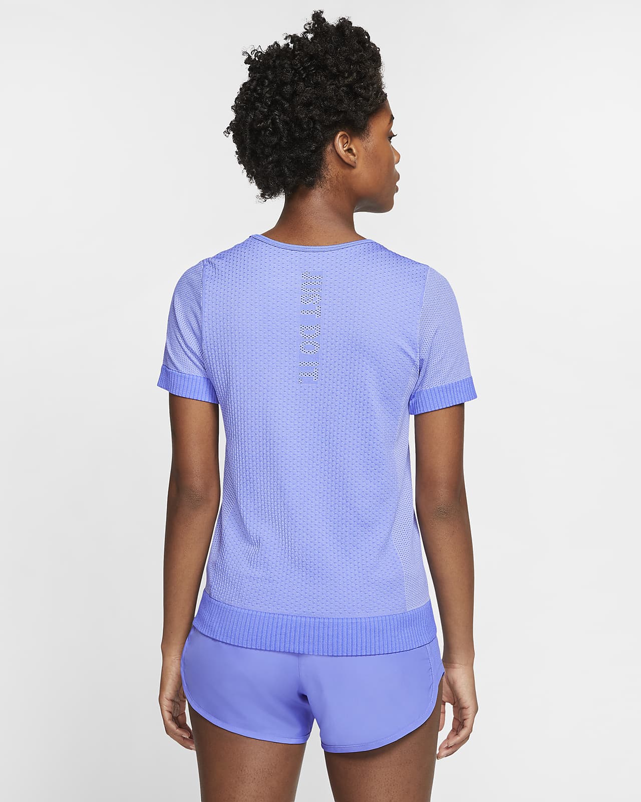 nike running top blue