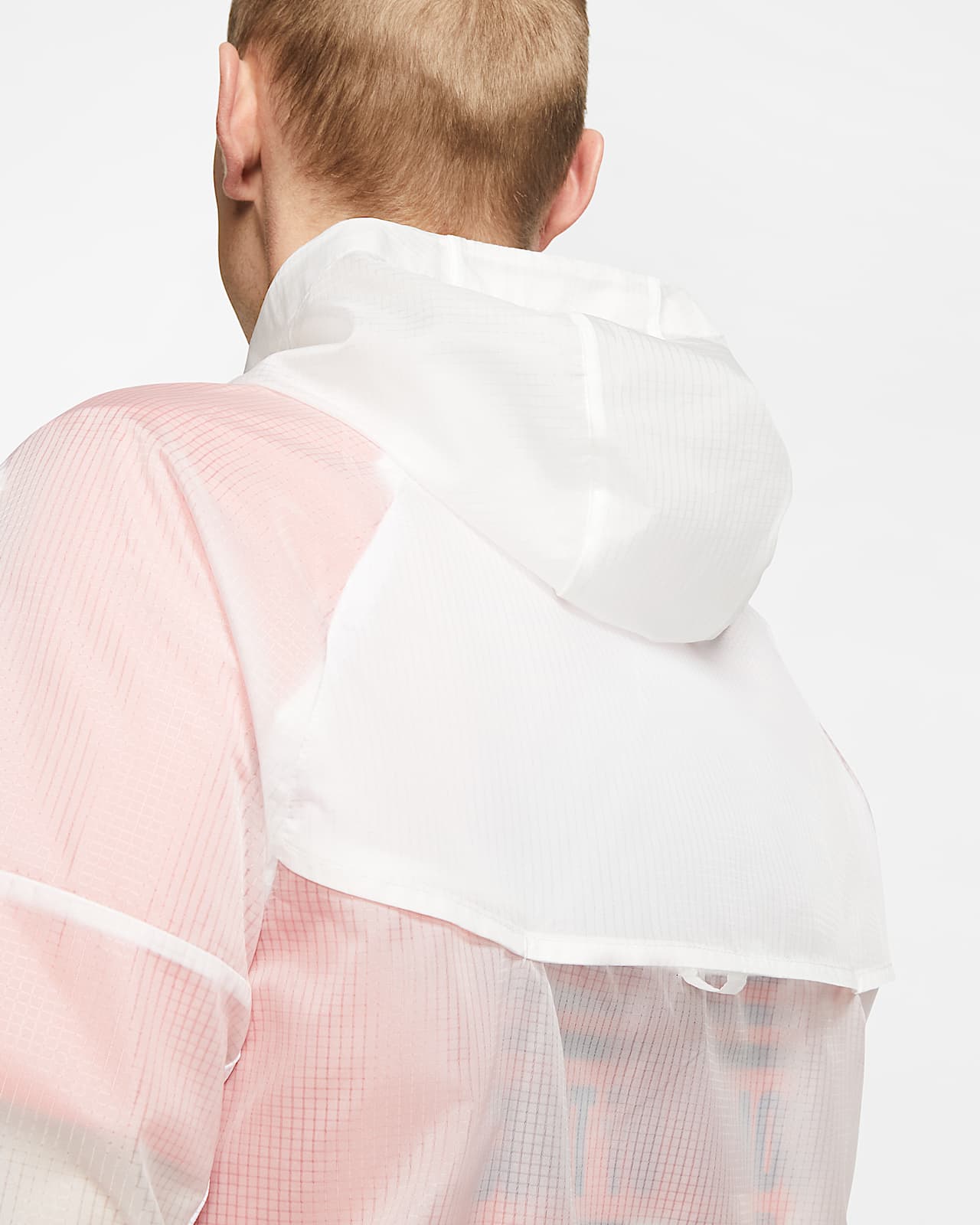 nike blue running jacket