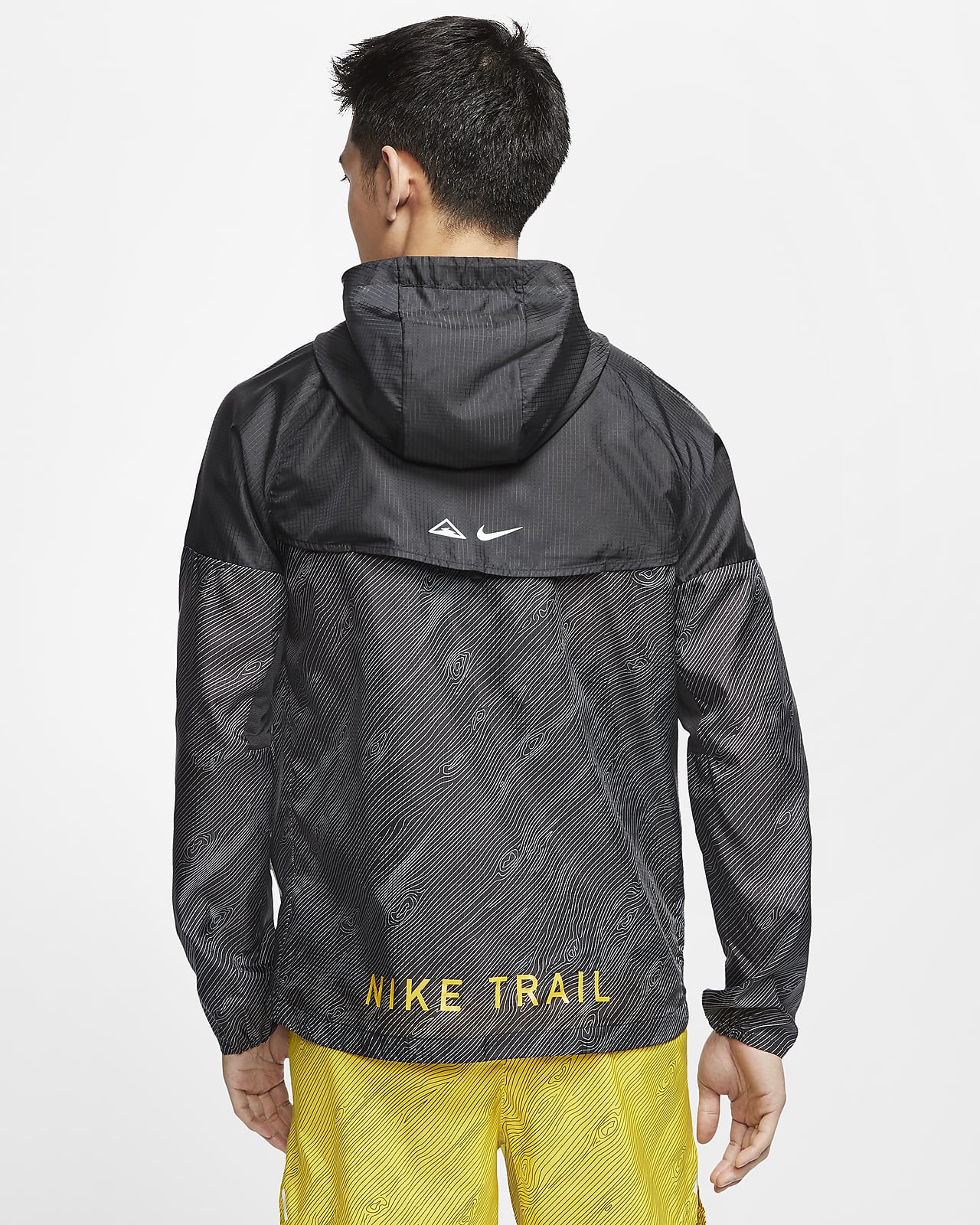 Hooded Trail Running Jacket. Nike SG