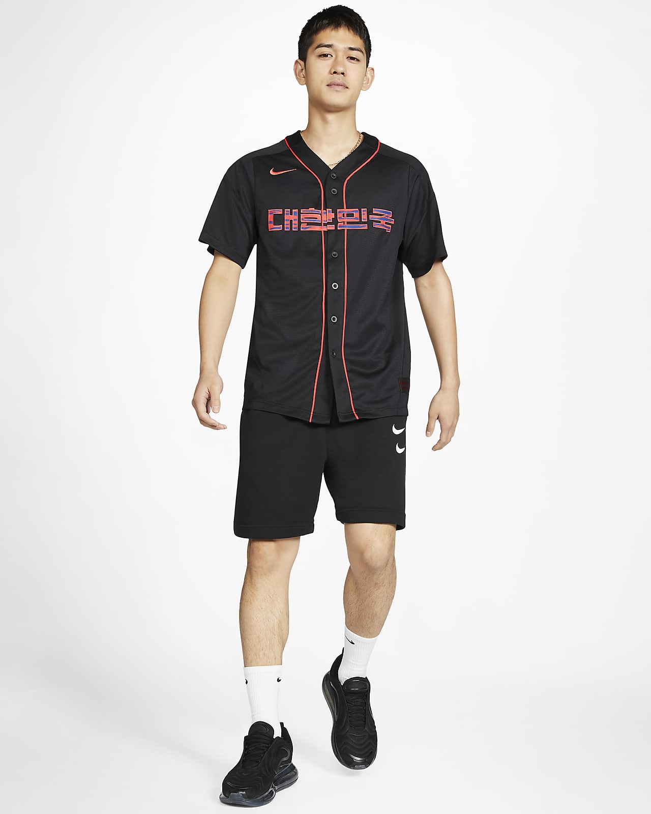 baseball jersey with shorts