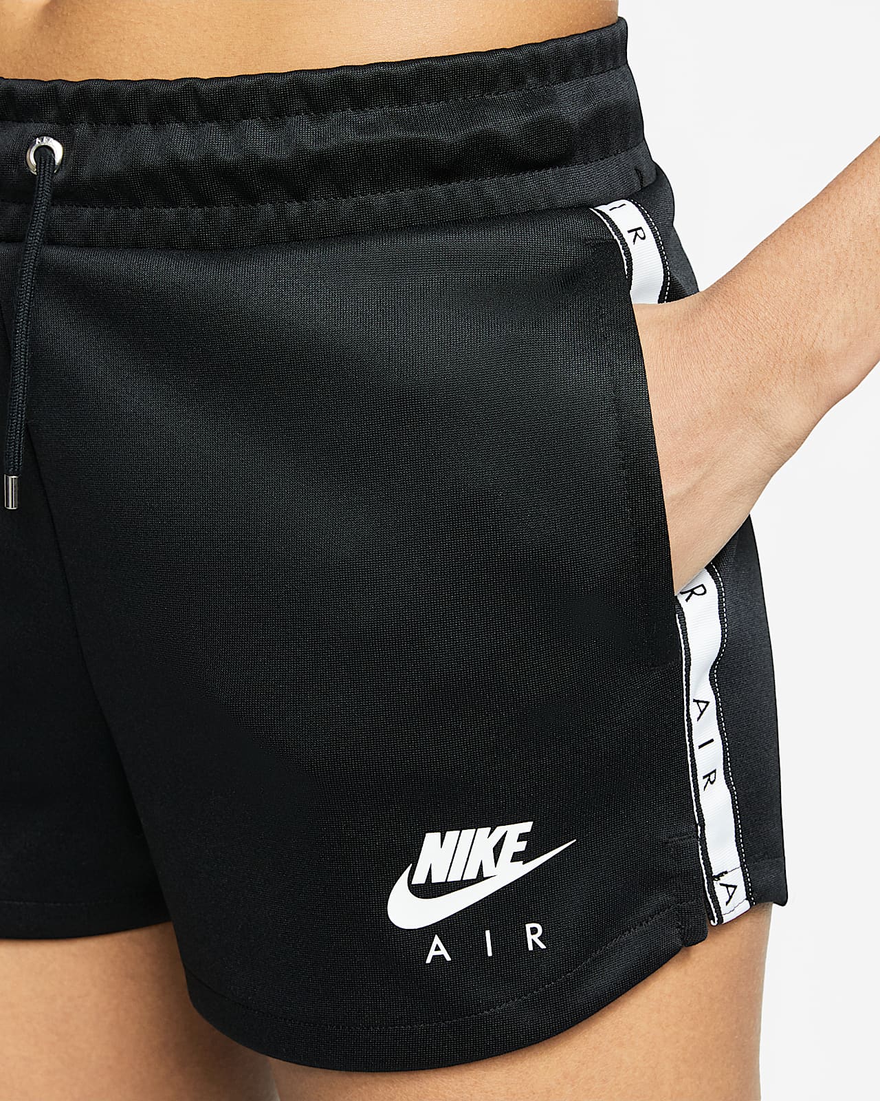 nike air tape shorts womens