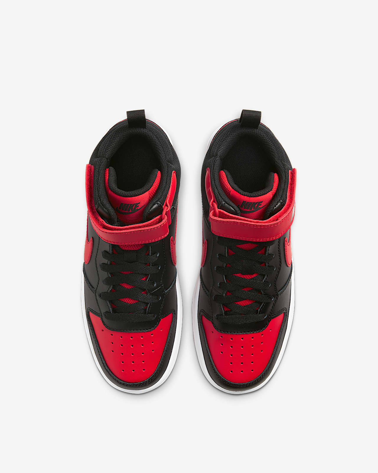Nike Court Borough Mid 2 sko til store barn. Nike NO Nike Court Borough Mid 2 sko til sped småbarn. Nike NO