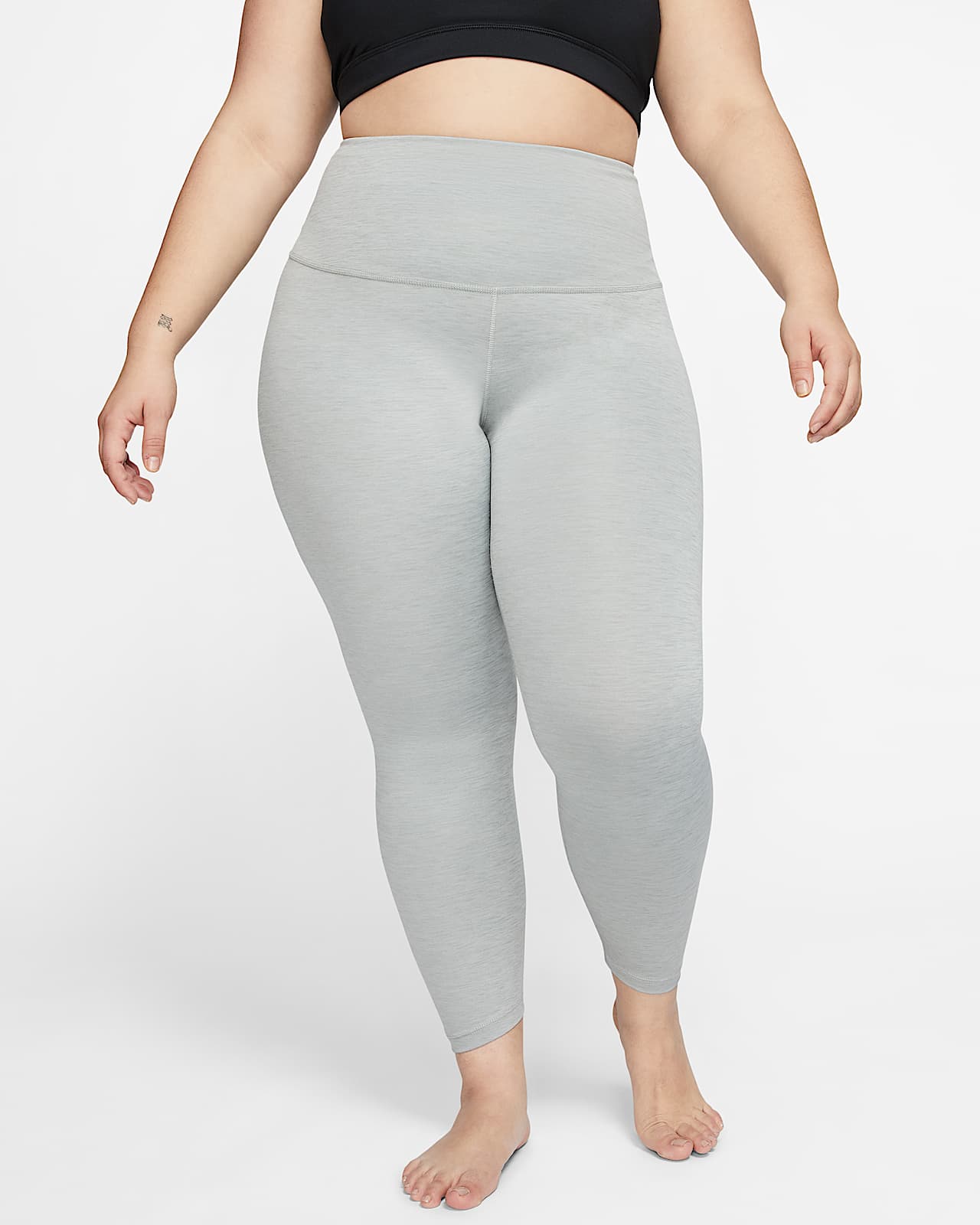 nike yoga wrap cropped leggings