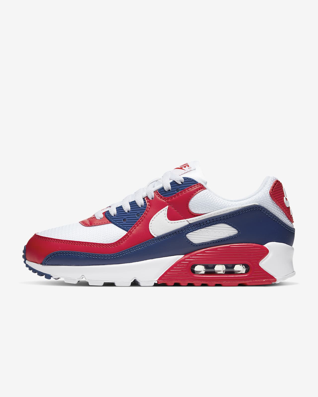 nikes red and blue