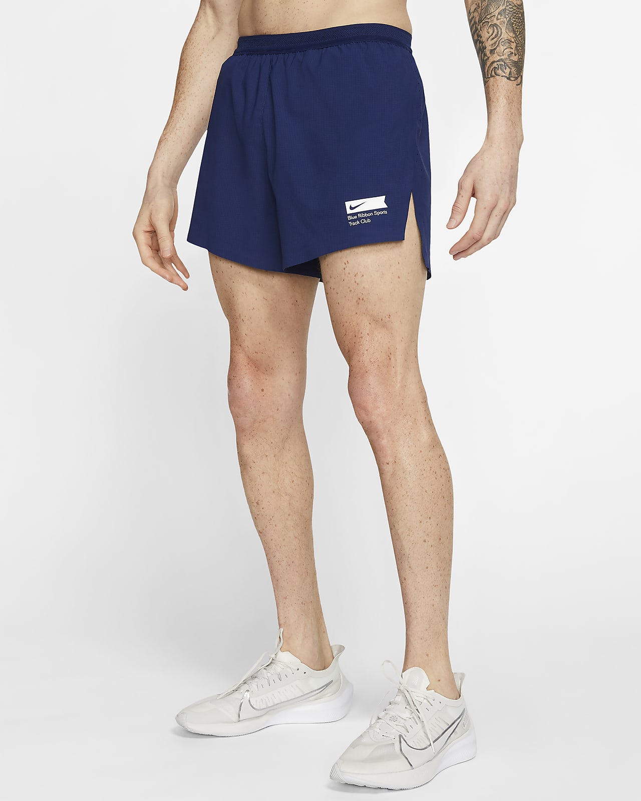 blue nike running shorts