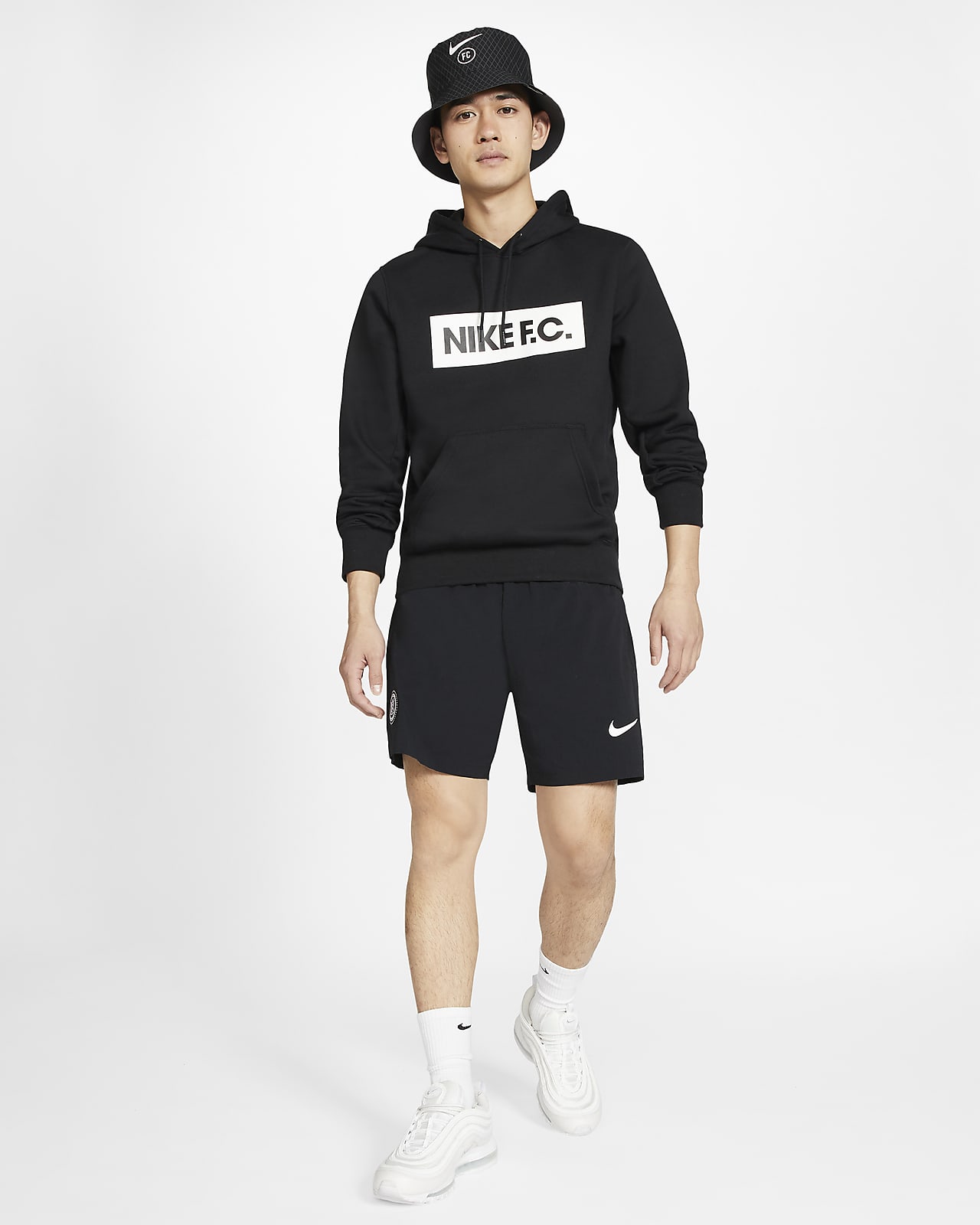 Pullover Fleece Soccer Hoodie. Nike JP
