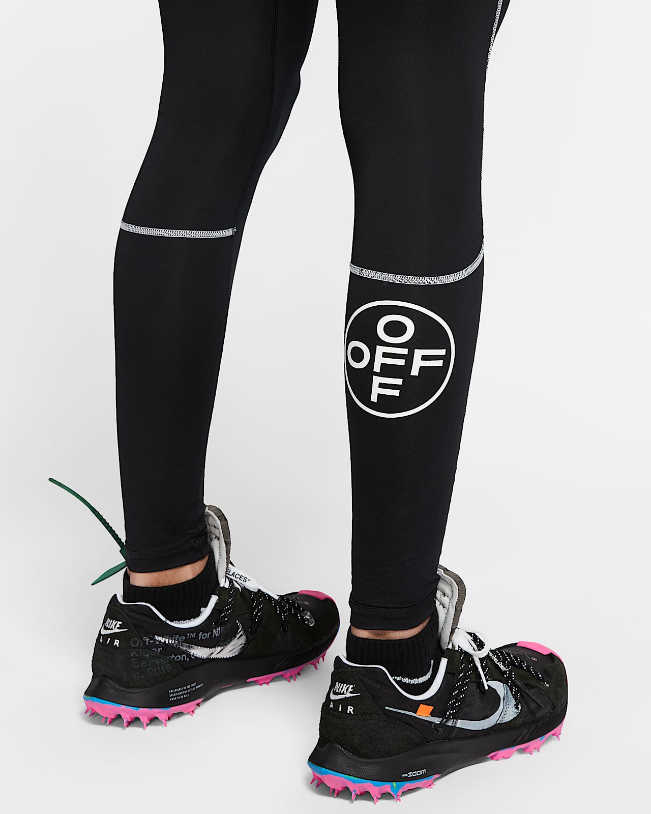 nike x off white leggings black