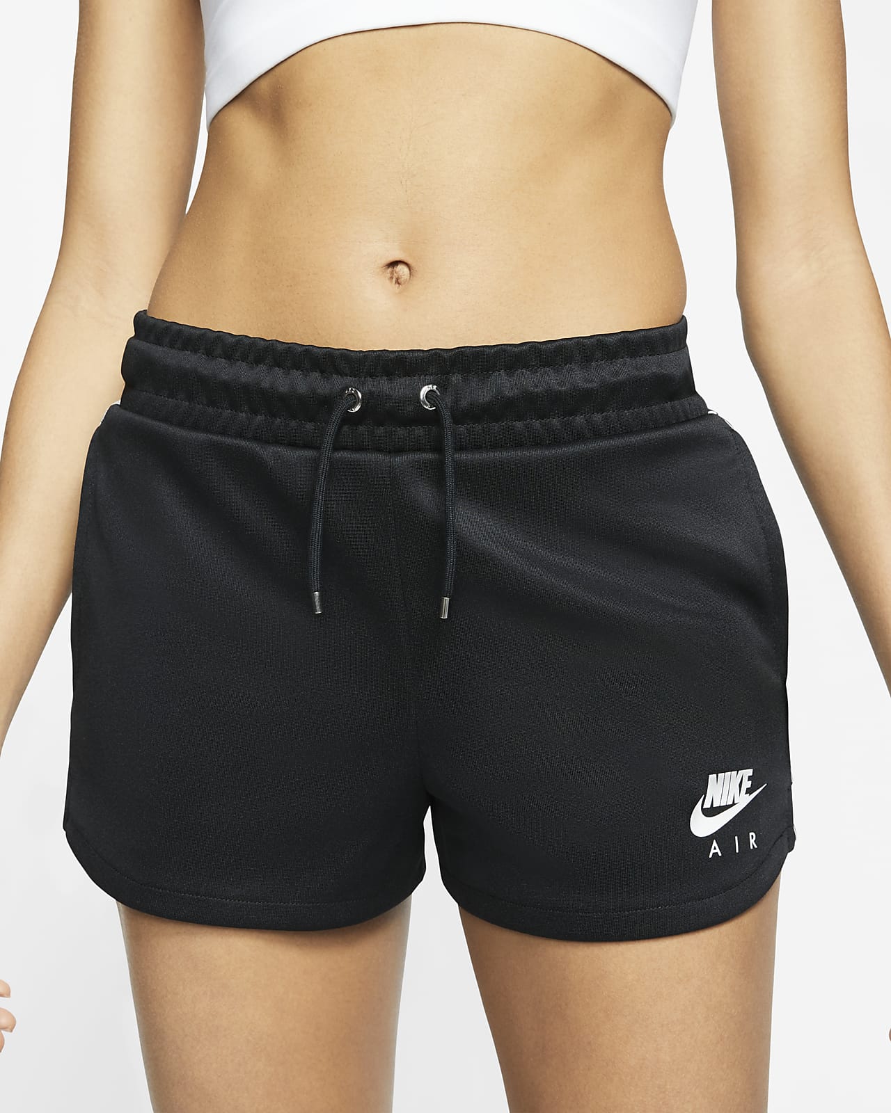 black nike womens shorts