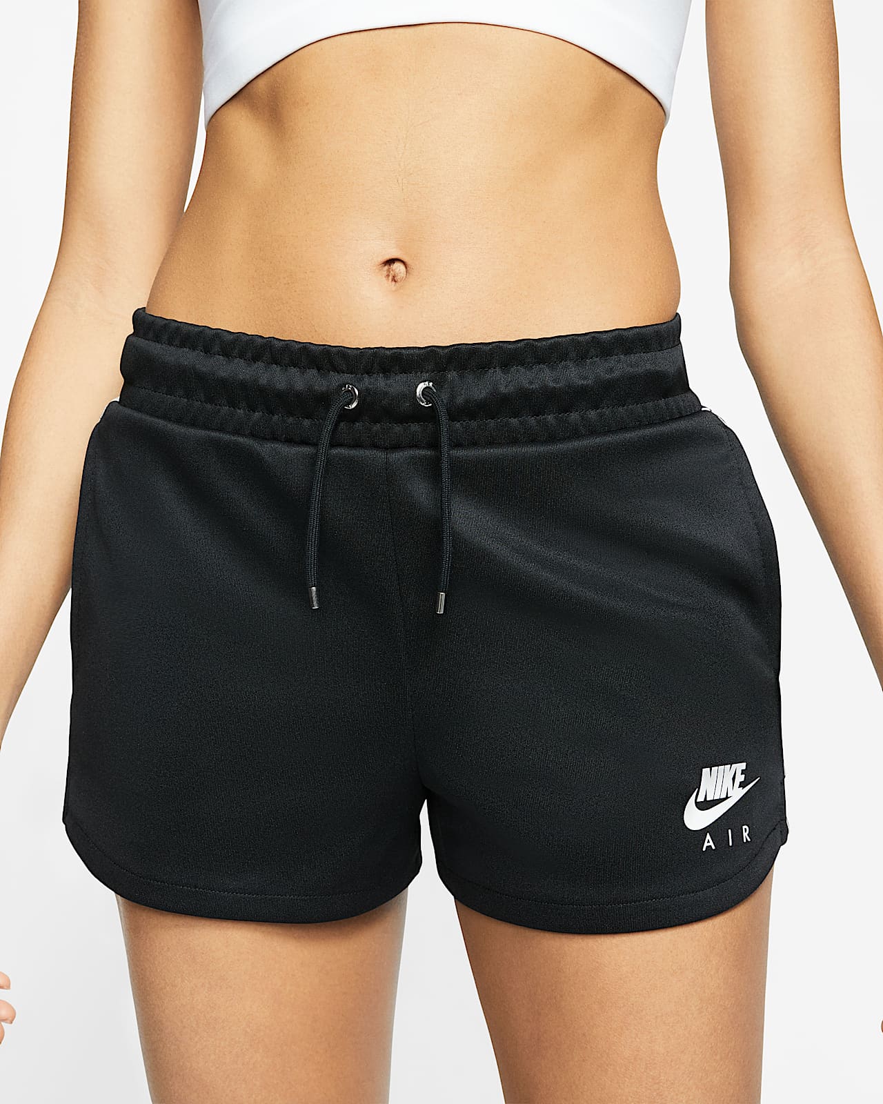 nike air tape shorts womens