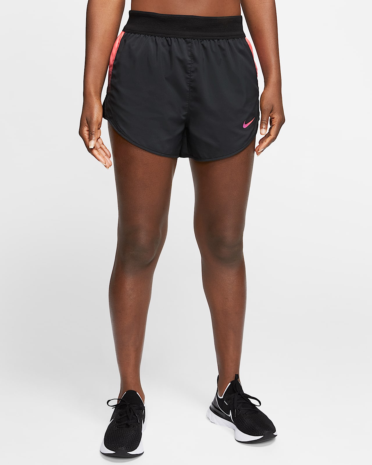 grey nike running shorts women's