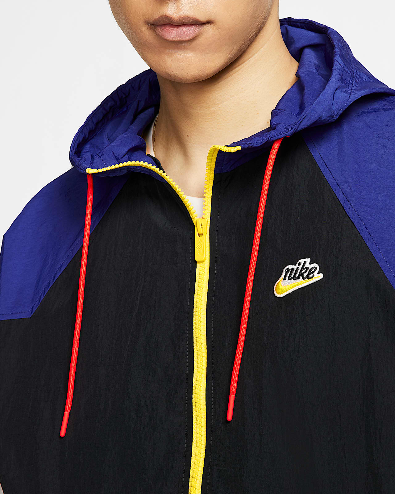 nike men's windrunner colorblock jacket