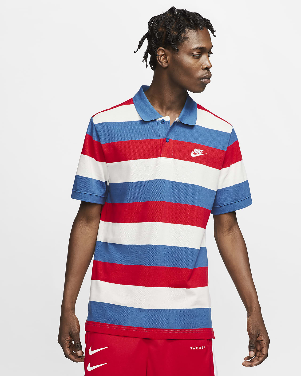 Nike Sportswear Men's Striped Polo. Nike LU