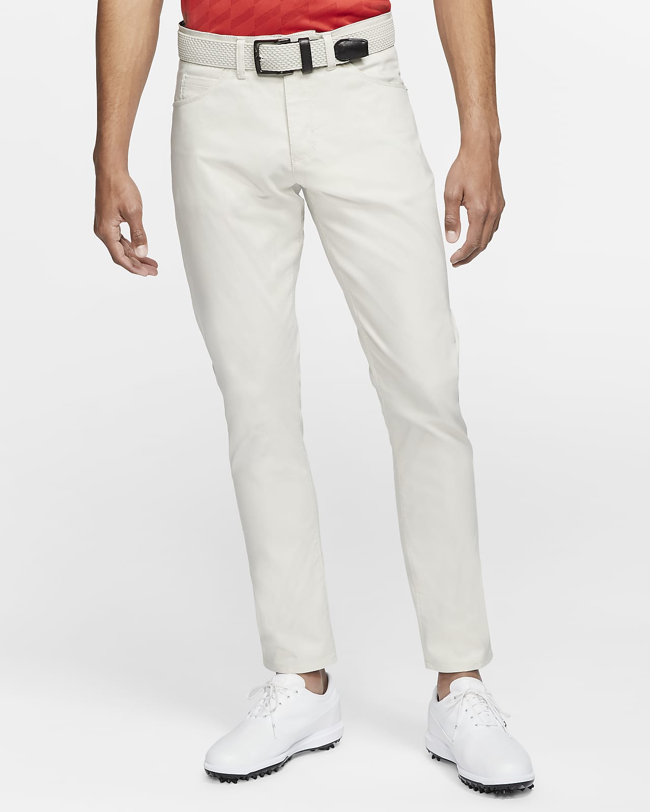 white nike golf pants