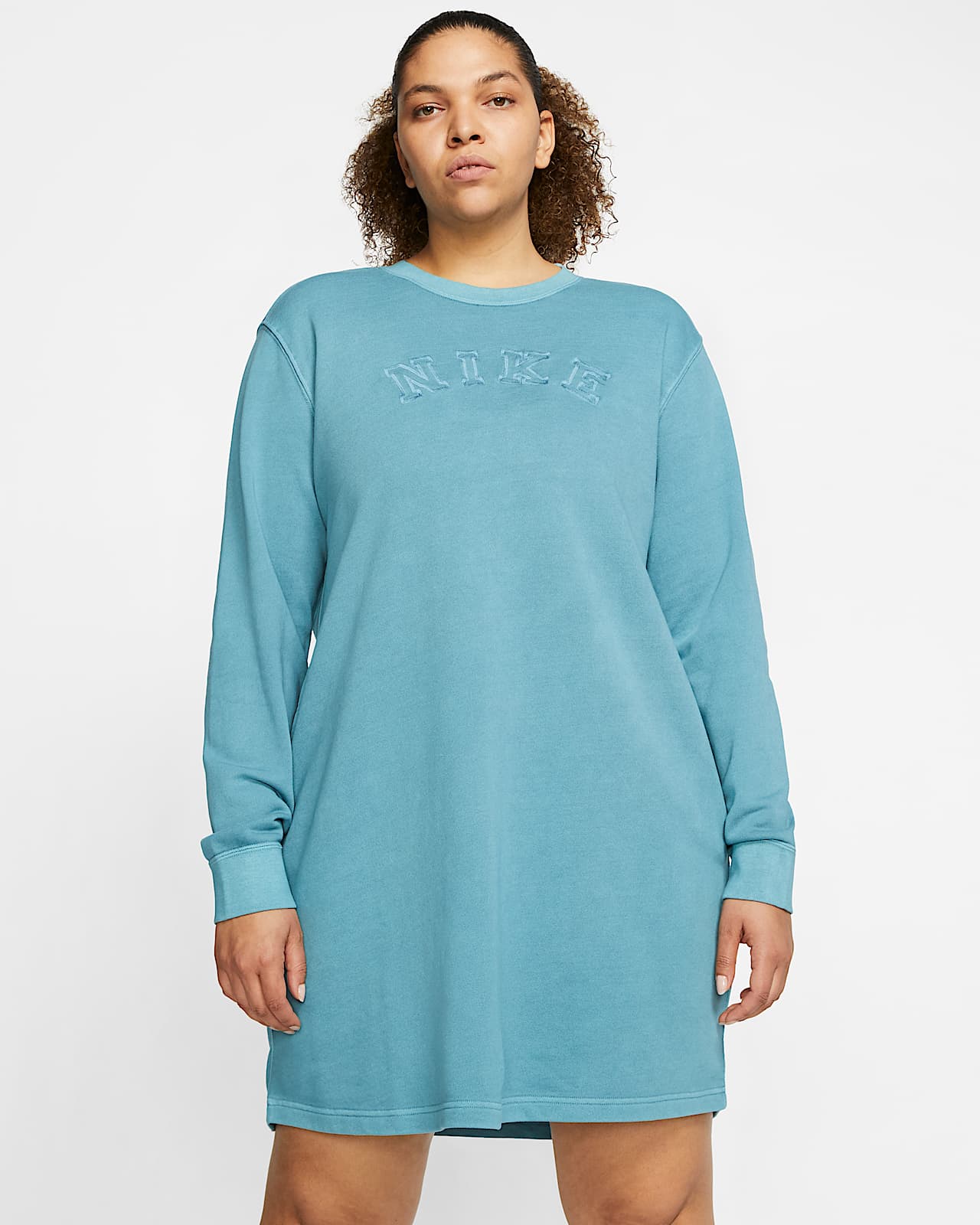 Klänning i frotté Nike Sportswear för kvinnor (Plus Size Klänning i frotté Nike Sportswear för kvinnor (Plus Size