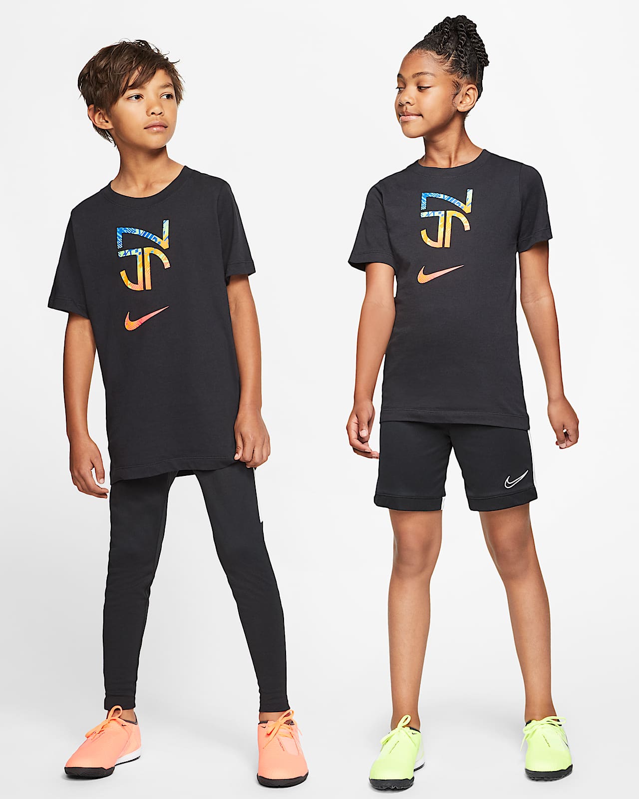 Nike Dri FIT Neymar Jr. fotball T skjorte til store barn Barn Fotball Overdeler og T skjorter. Nike NO