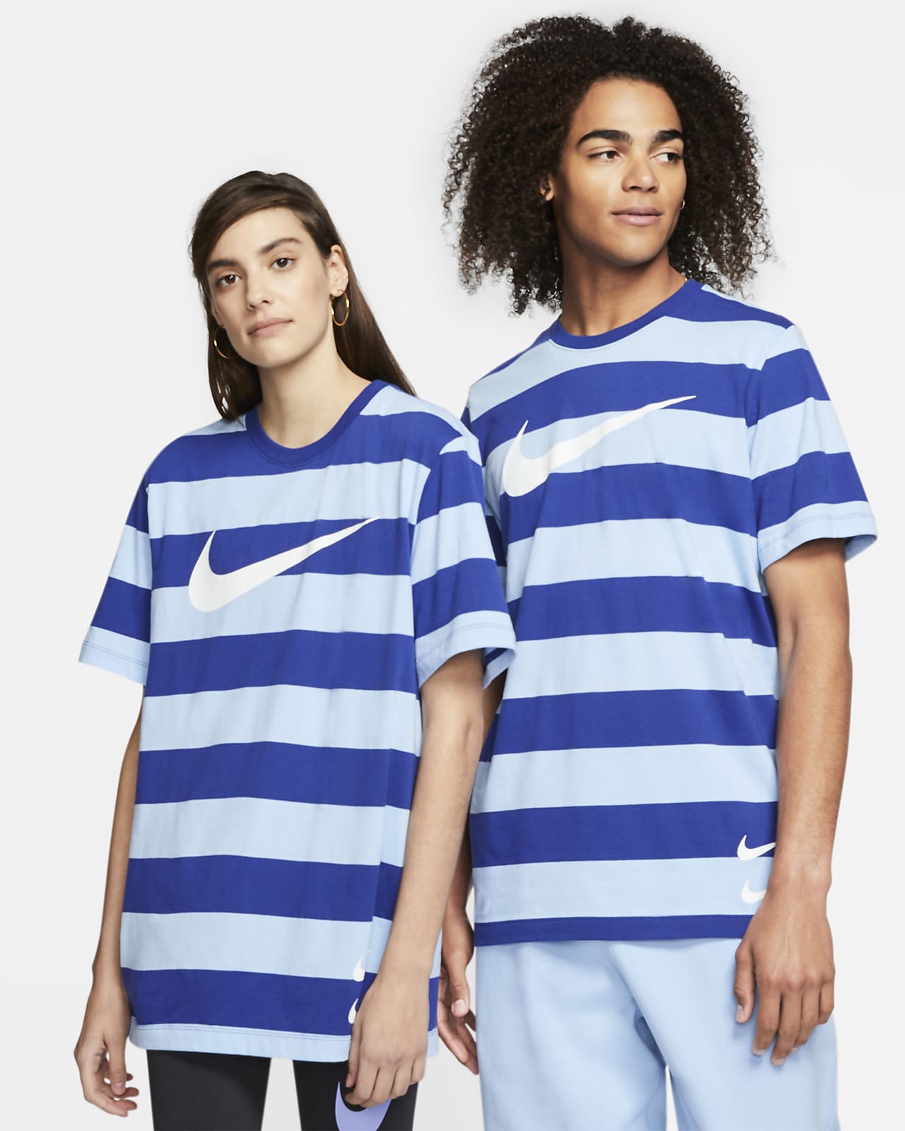 Nike Sportswear Swoosh Striped T-Shirt 