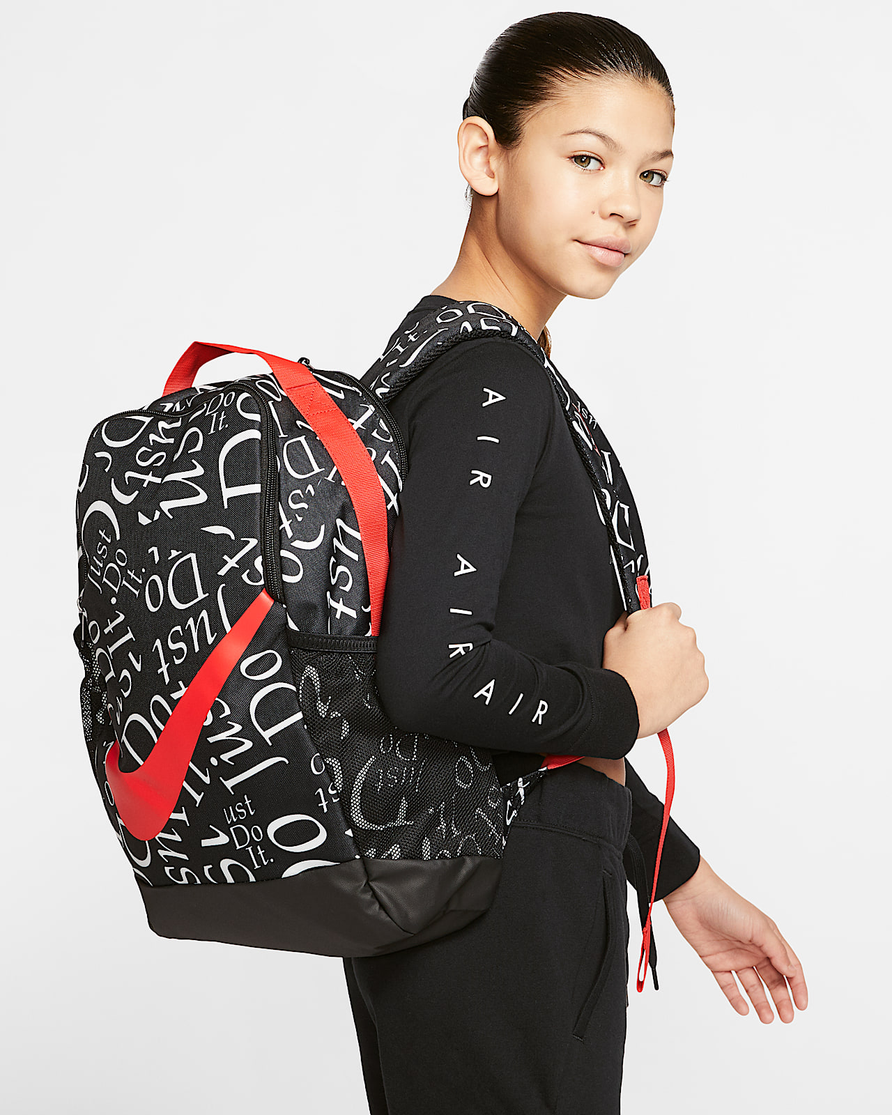 nike brasilia all over print backpack