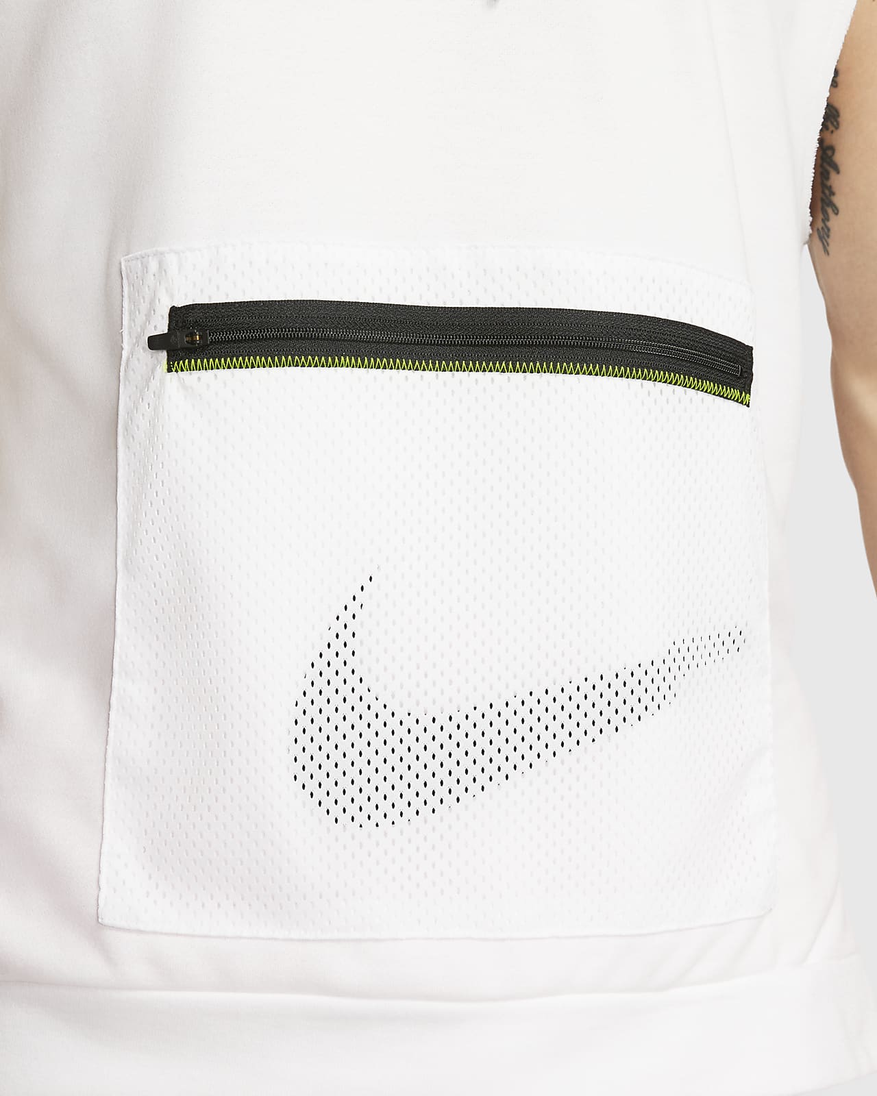 nike just do it sleeveless hoodie