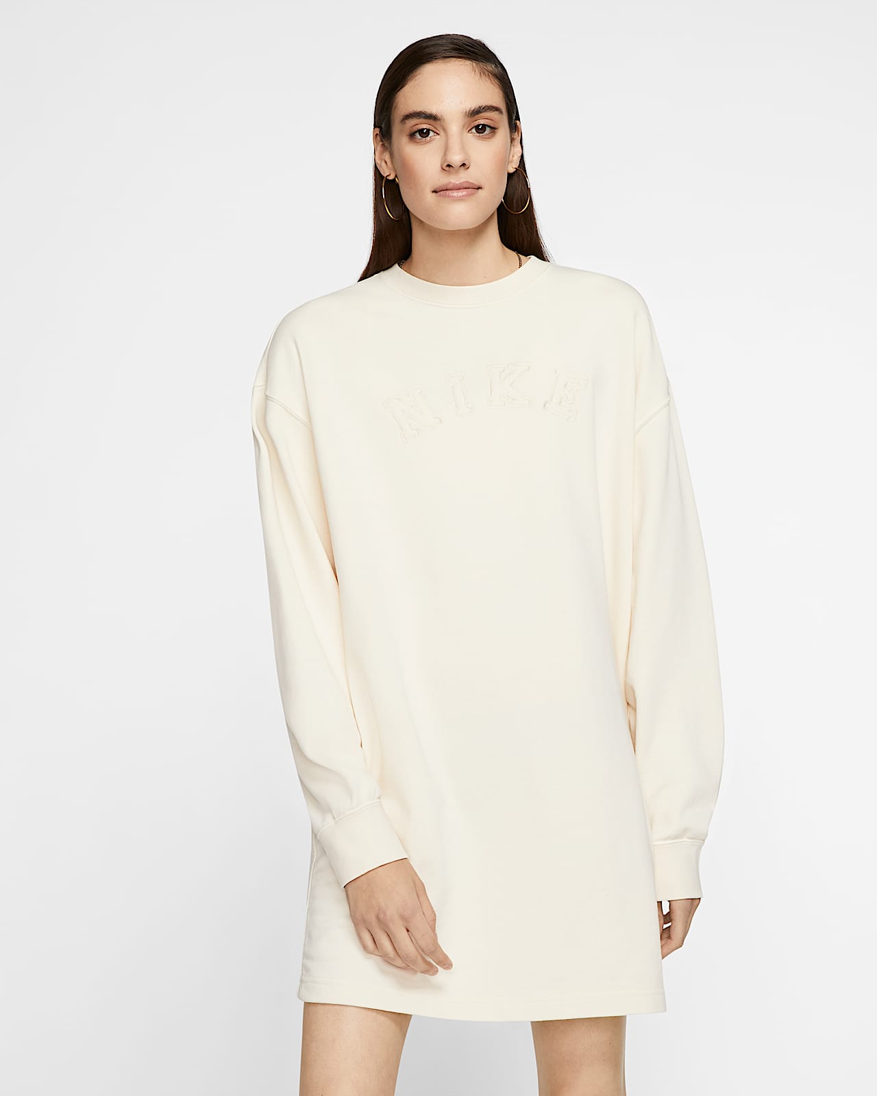 Klänning i frotté Nike Sportswear för kvinnor. Nike SE Klänning i frotté Nike Sportswear för kvinnor (Plus Size