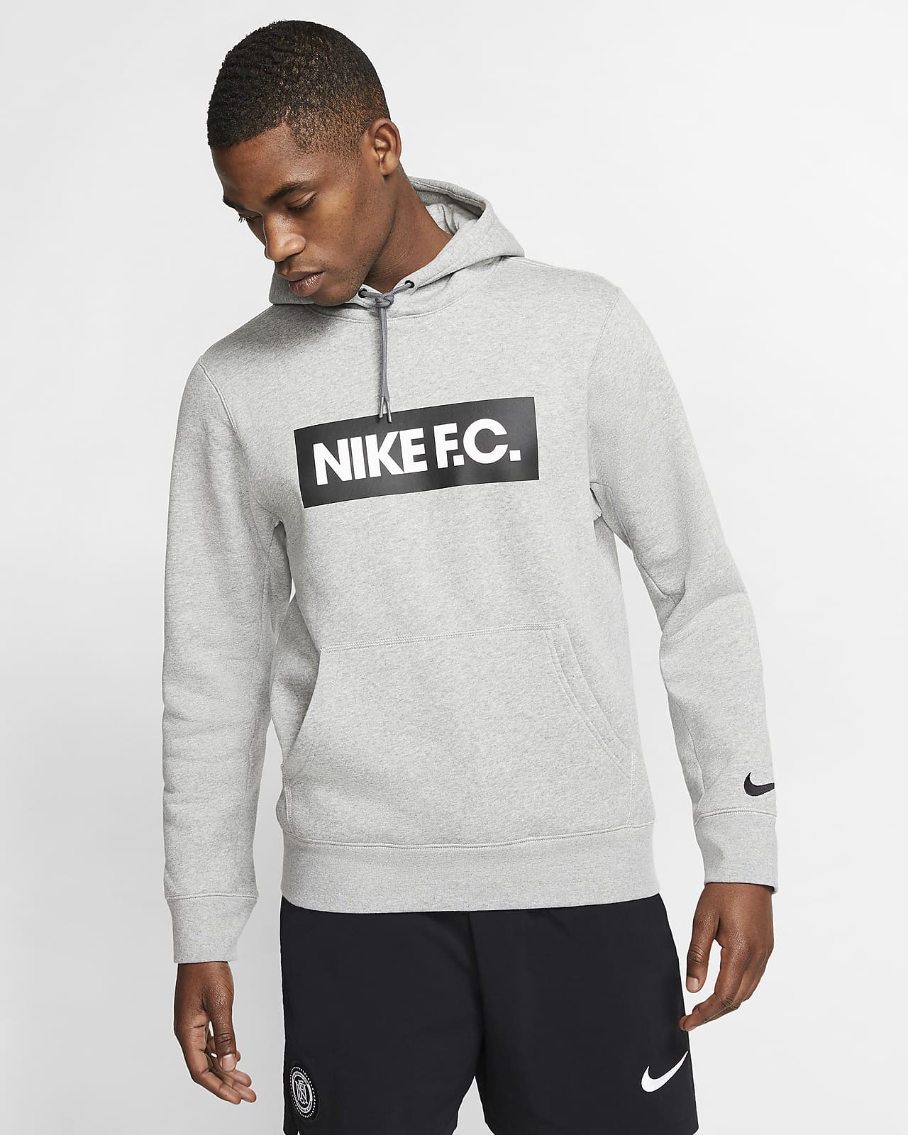 Pullover Fleece Football Hoodie. Nike LU