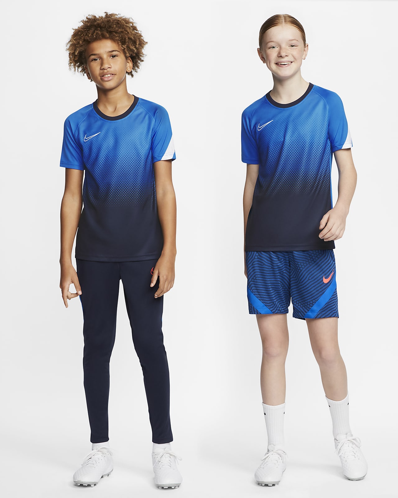 Nike Dri FIT Academy Older Kids' Short Sleeve Football Top