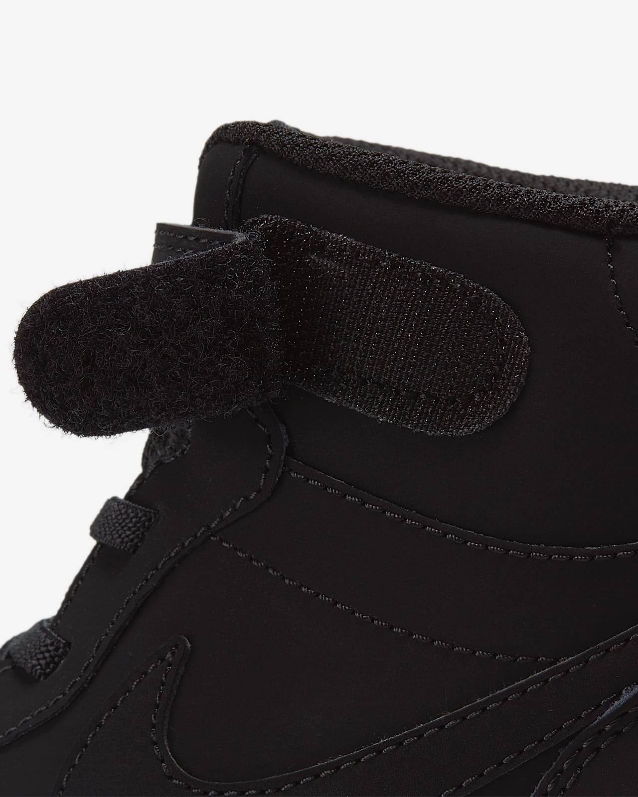 nike court borough mid 2 black and white