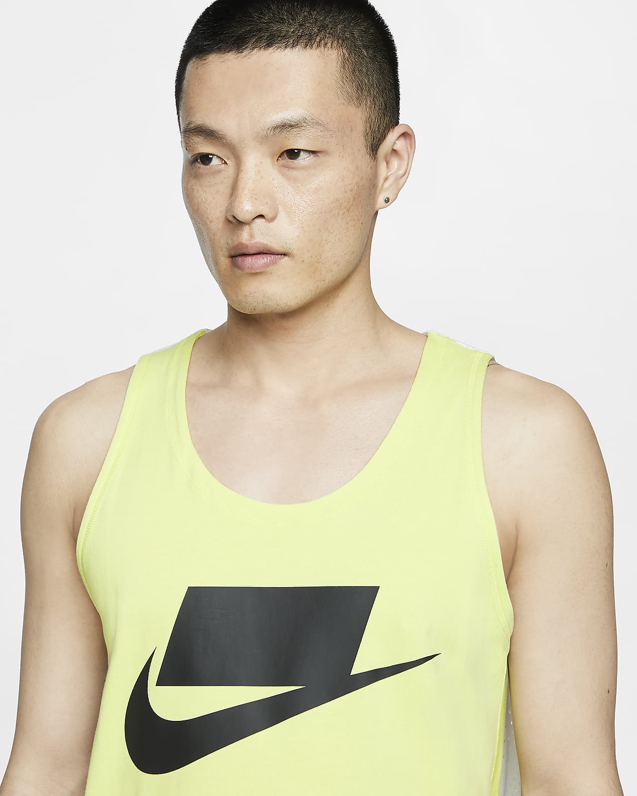 Nike Cotton Blend Tank Tops for Men