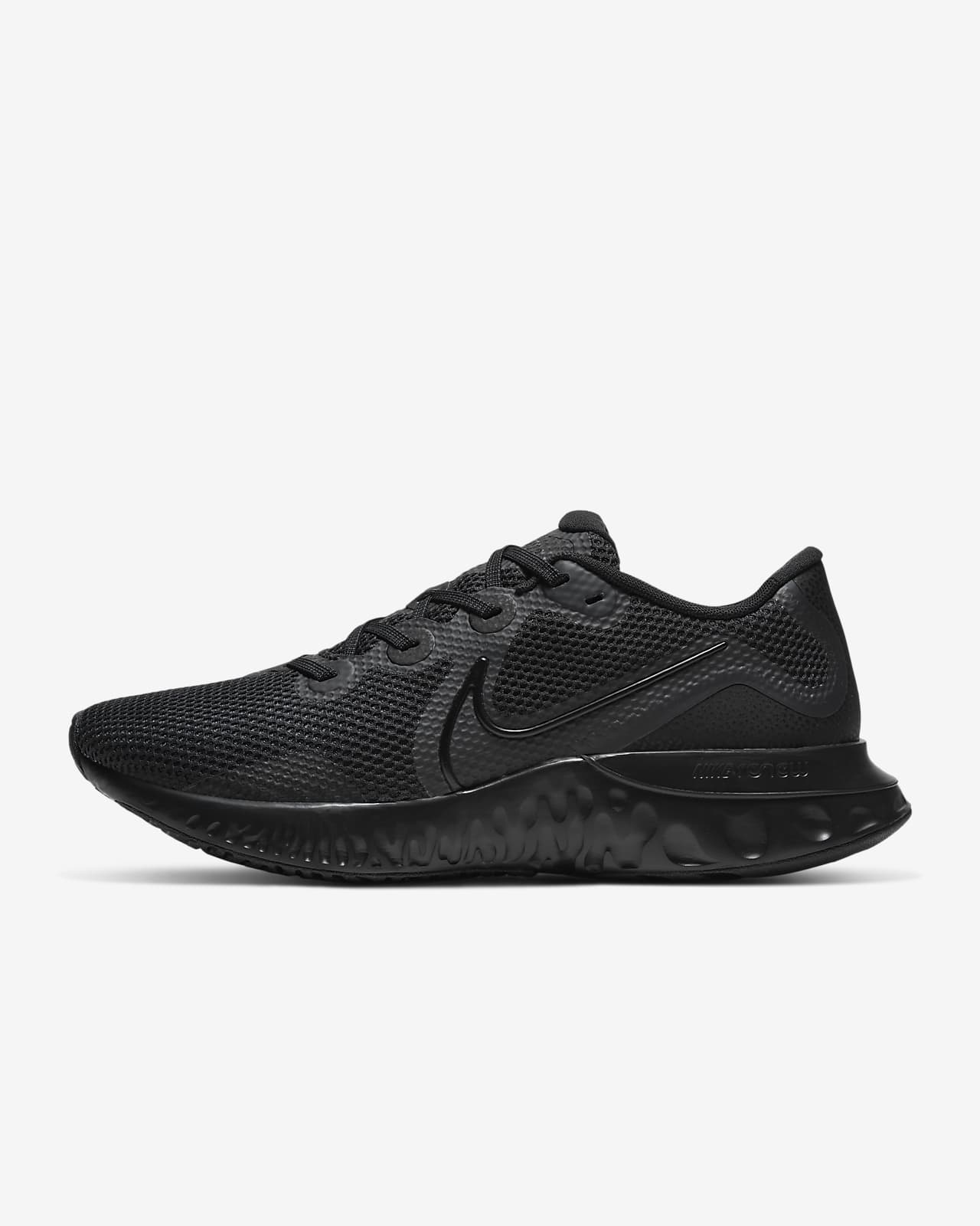 black nike running shoes