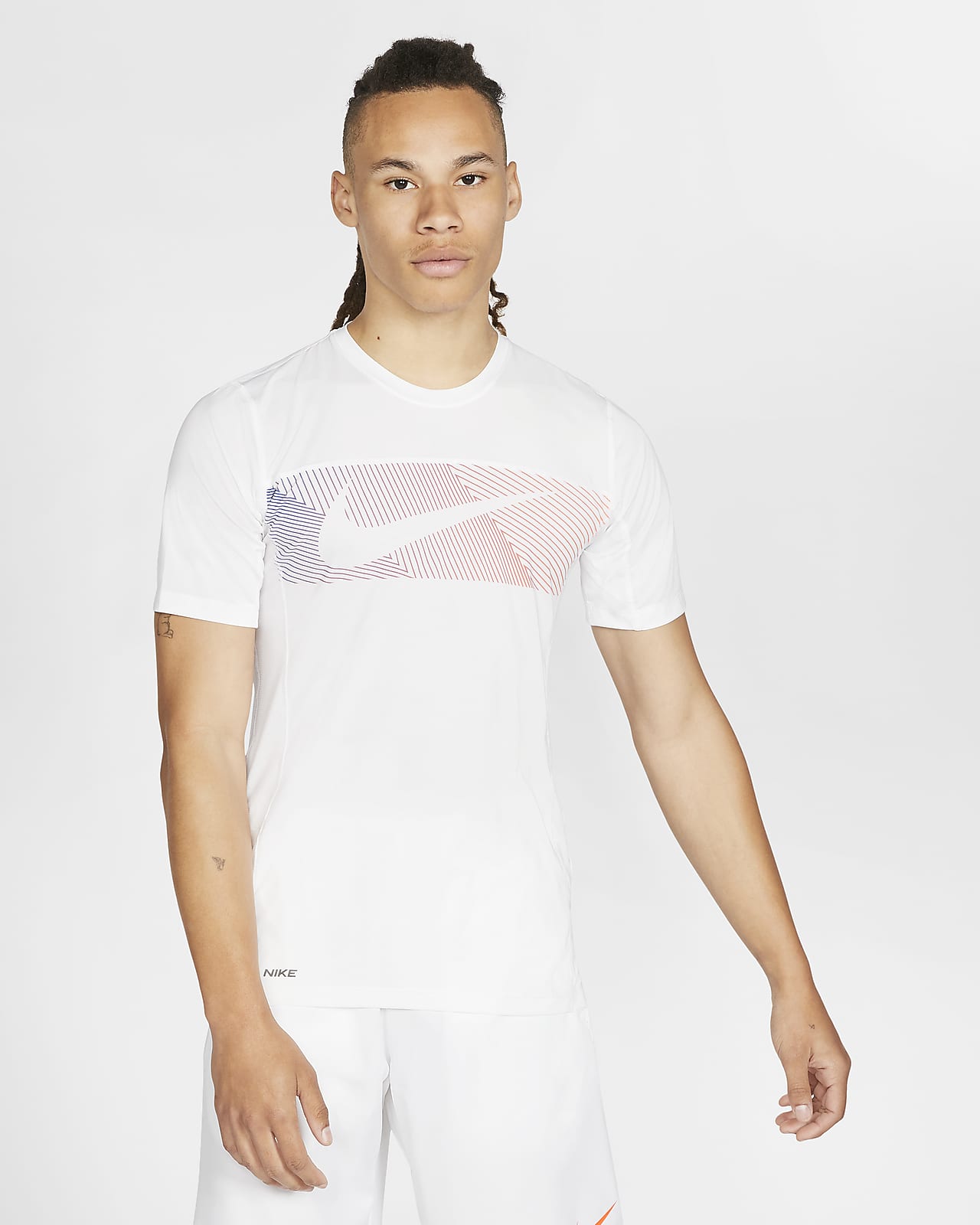 white nike training top