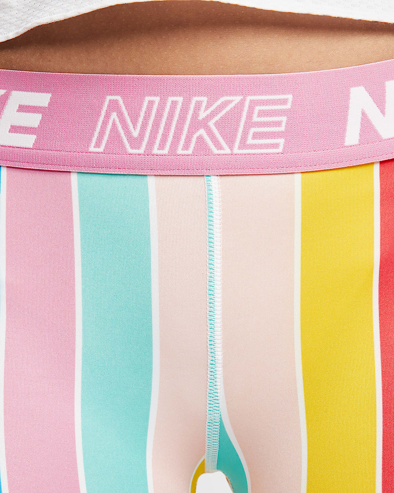 pink nike boy shorts