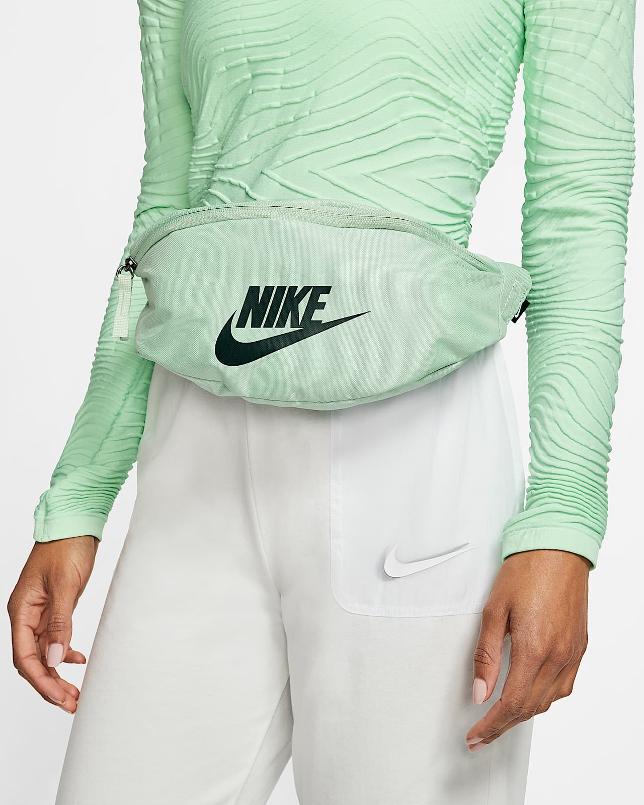 nike heritage hip pack green