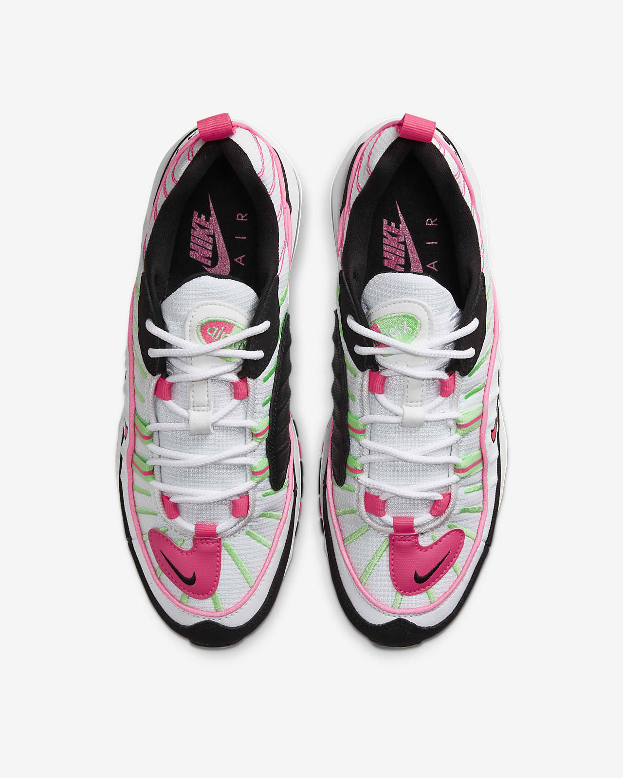 nike air max 98 pink and white