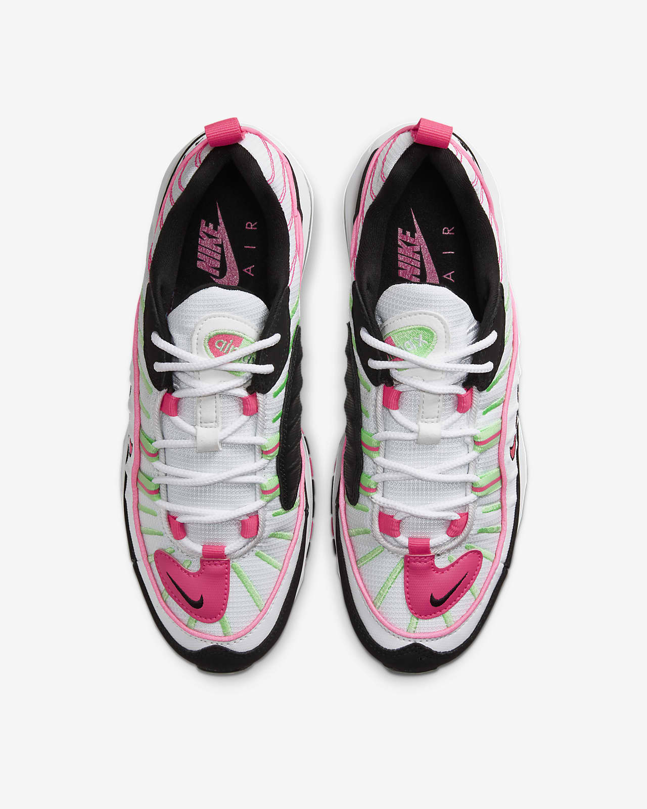 nike air max green and pink